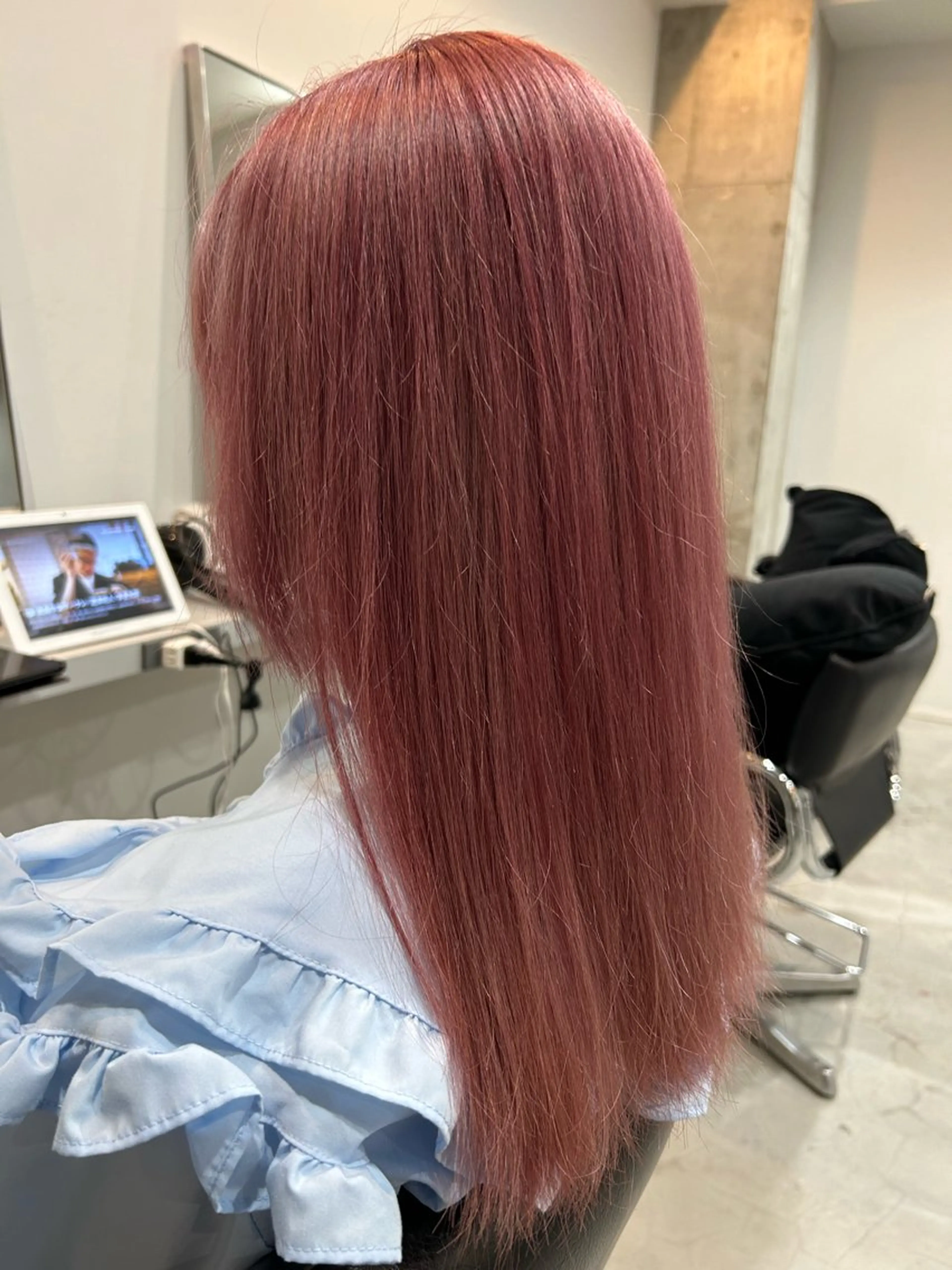 ロング カラー ピンクカラー インナーカラー ✂️櫻井海星のヘアスタイル