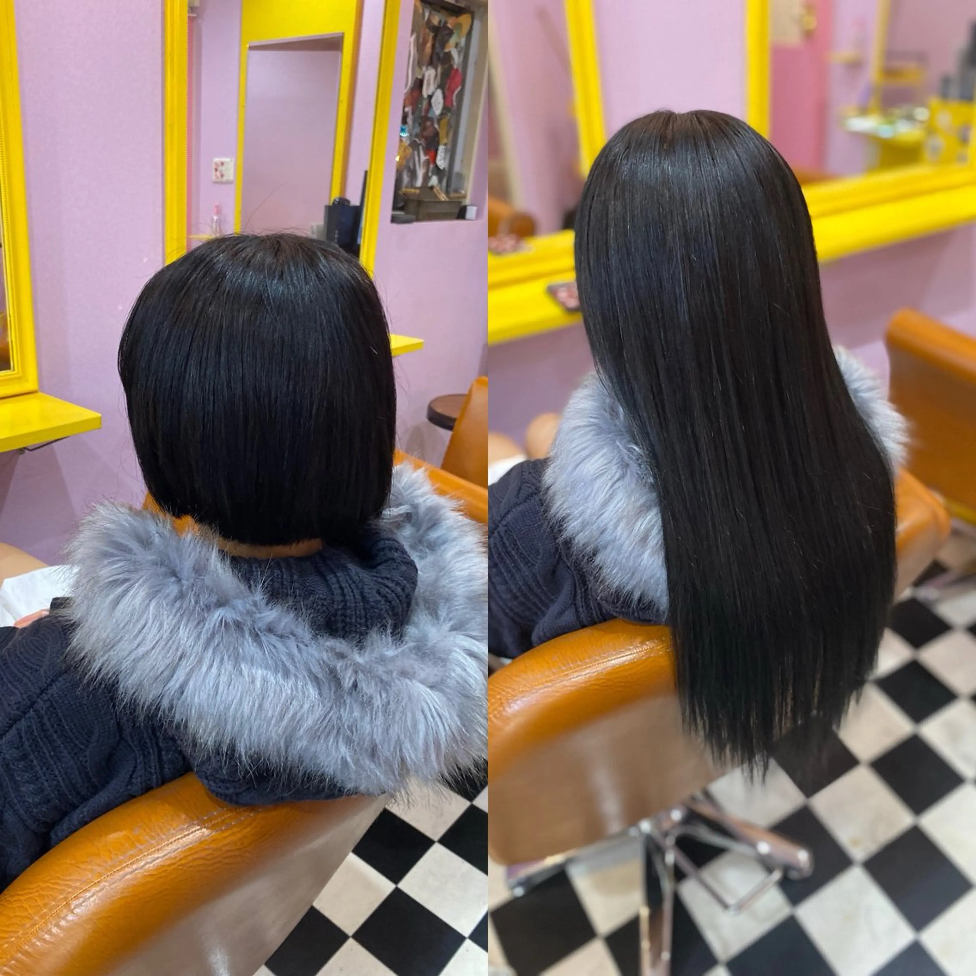 ショート エクステ チビ編み込みエクステ どぅ〜す/YUIのヘアスタイル