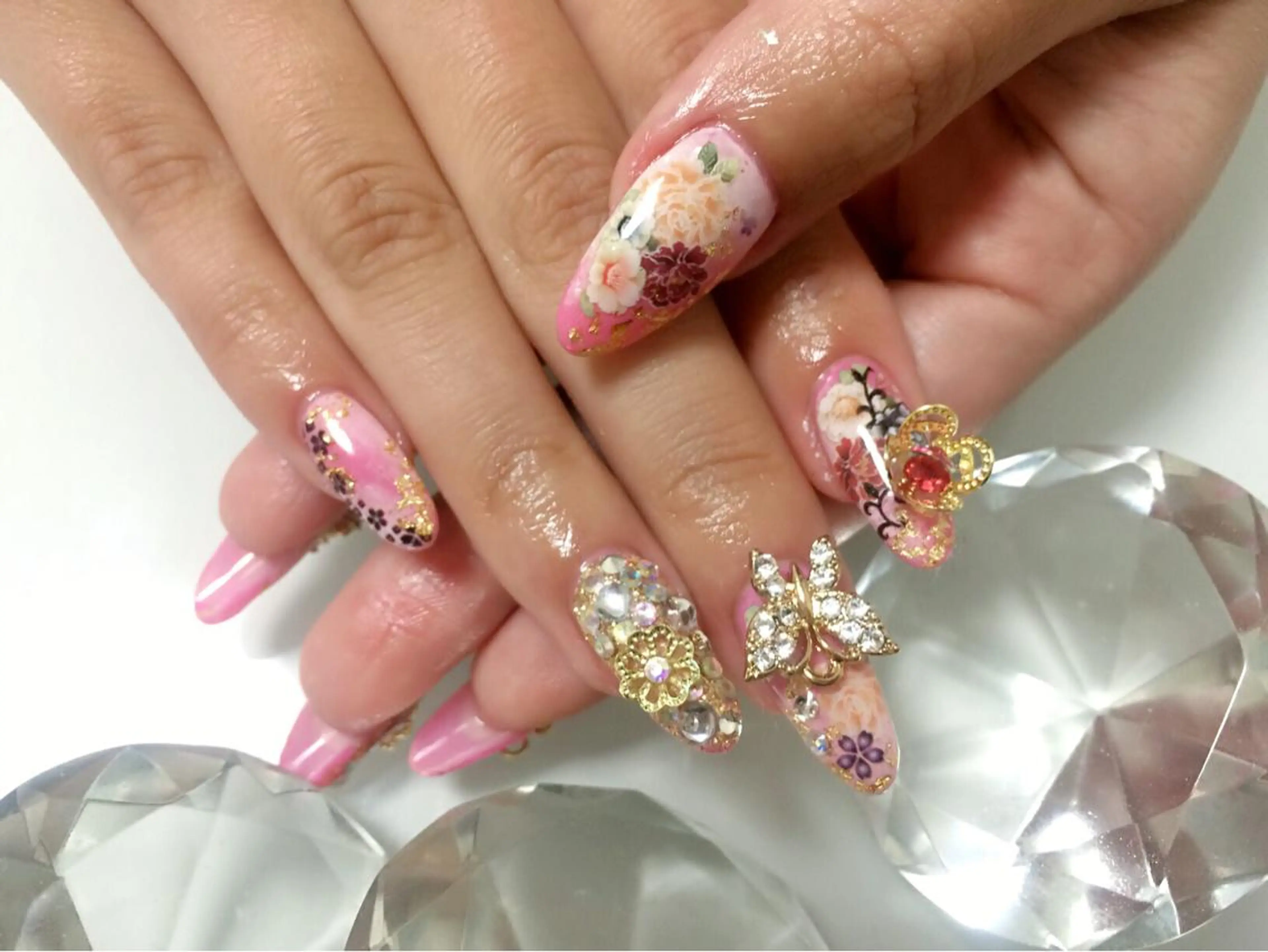 ネイル 成人式 Flam Nailのネイルデザイン