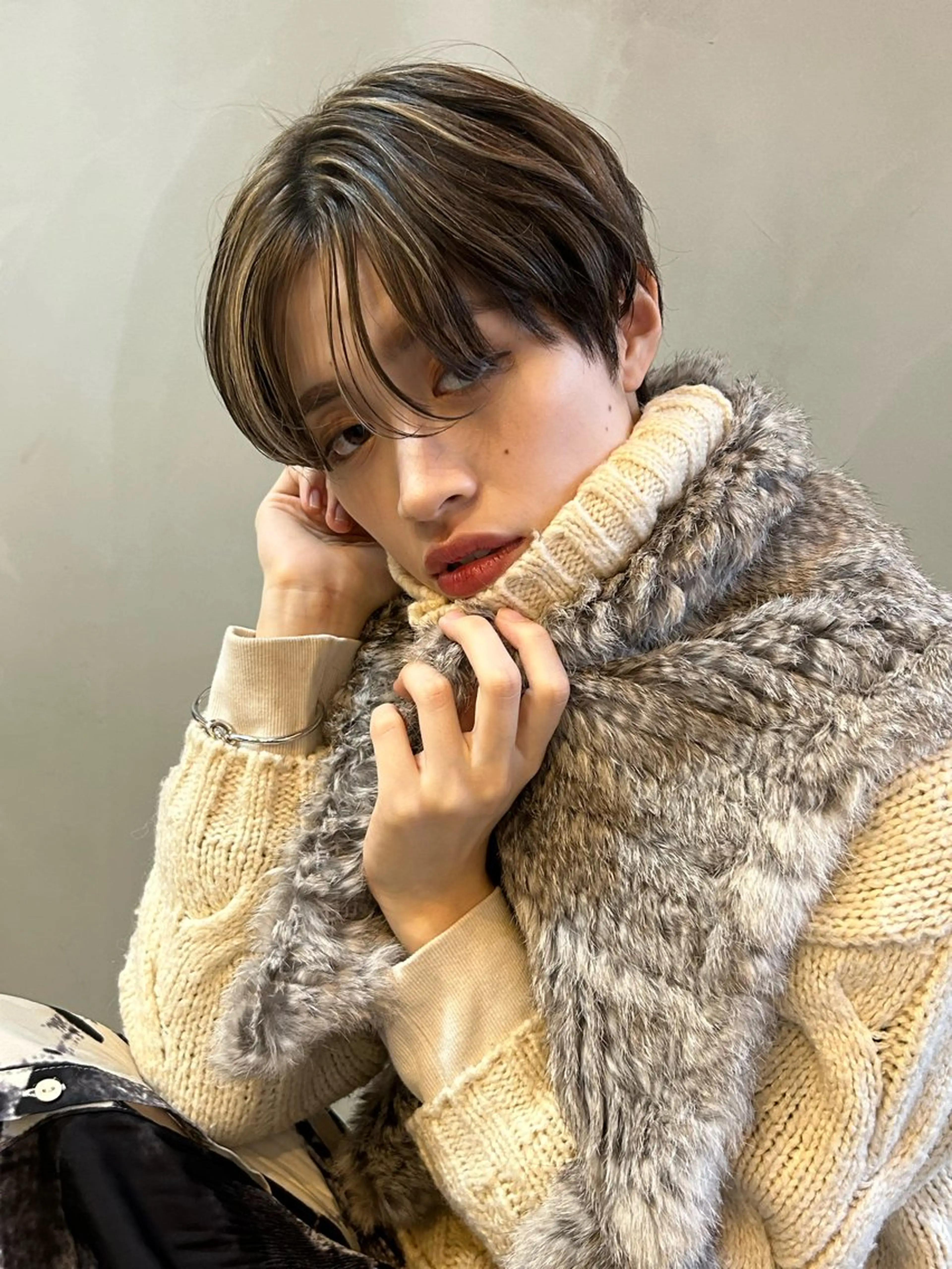 ショート カラー カット ヘアカラー トリートメント ショート/ボブ専門 宮脇美奈/南船場のヘアスタイル