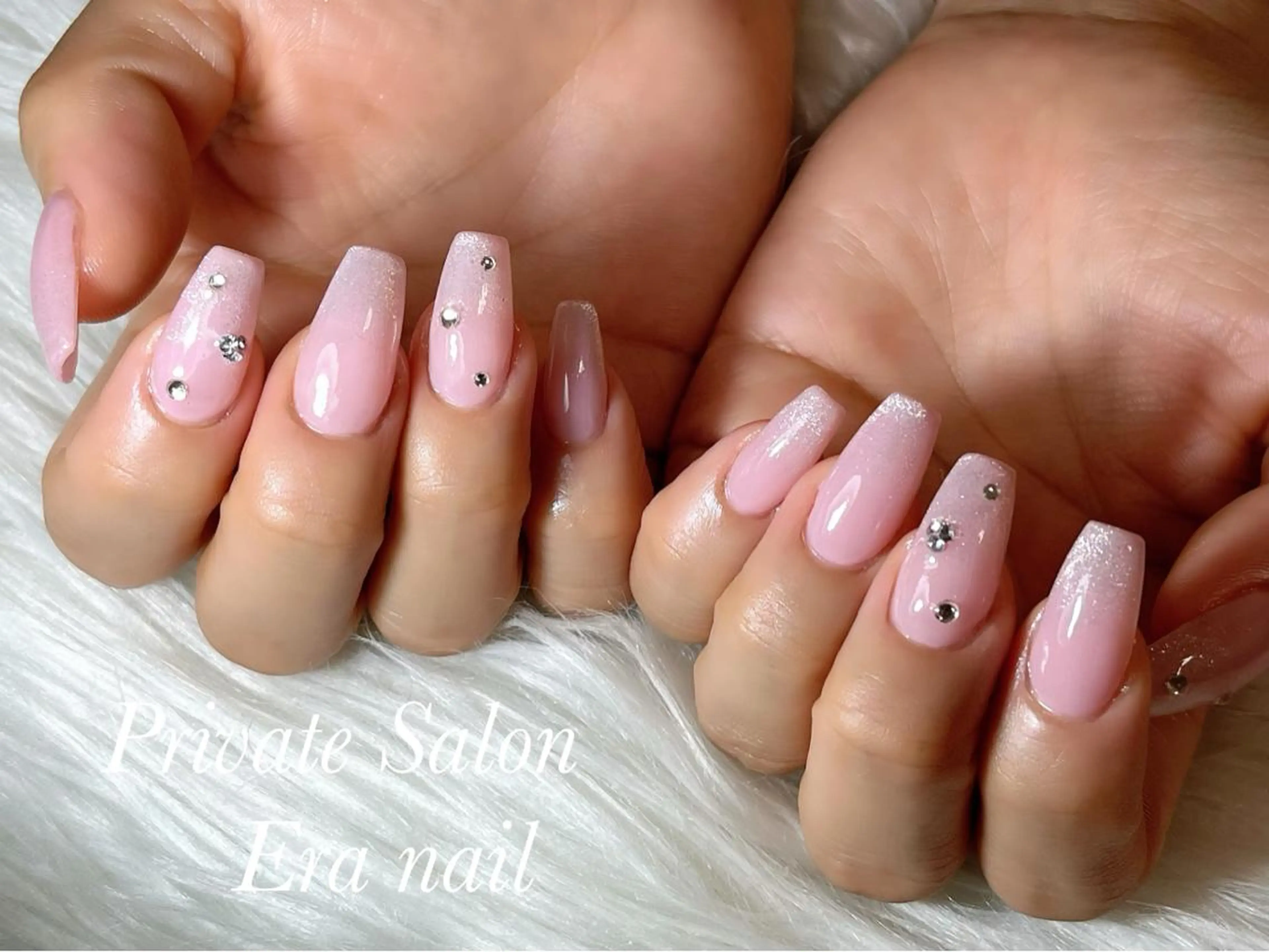ネイル グラデーション マグネットネイル ワンカラーネイル スカルプネイル Era nailのネイルデザイン