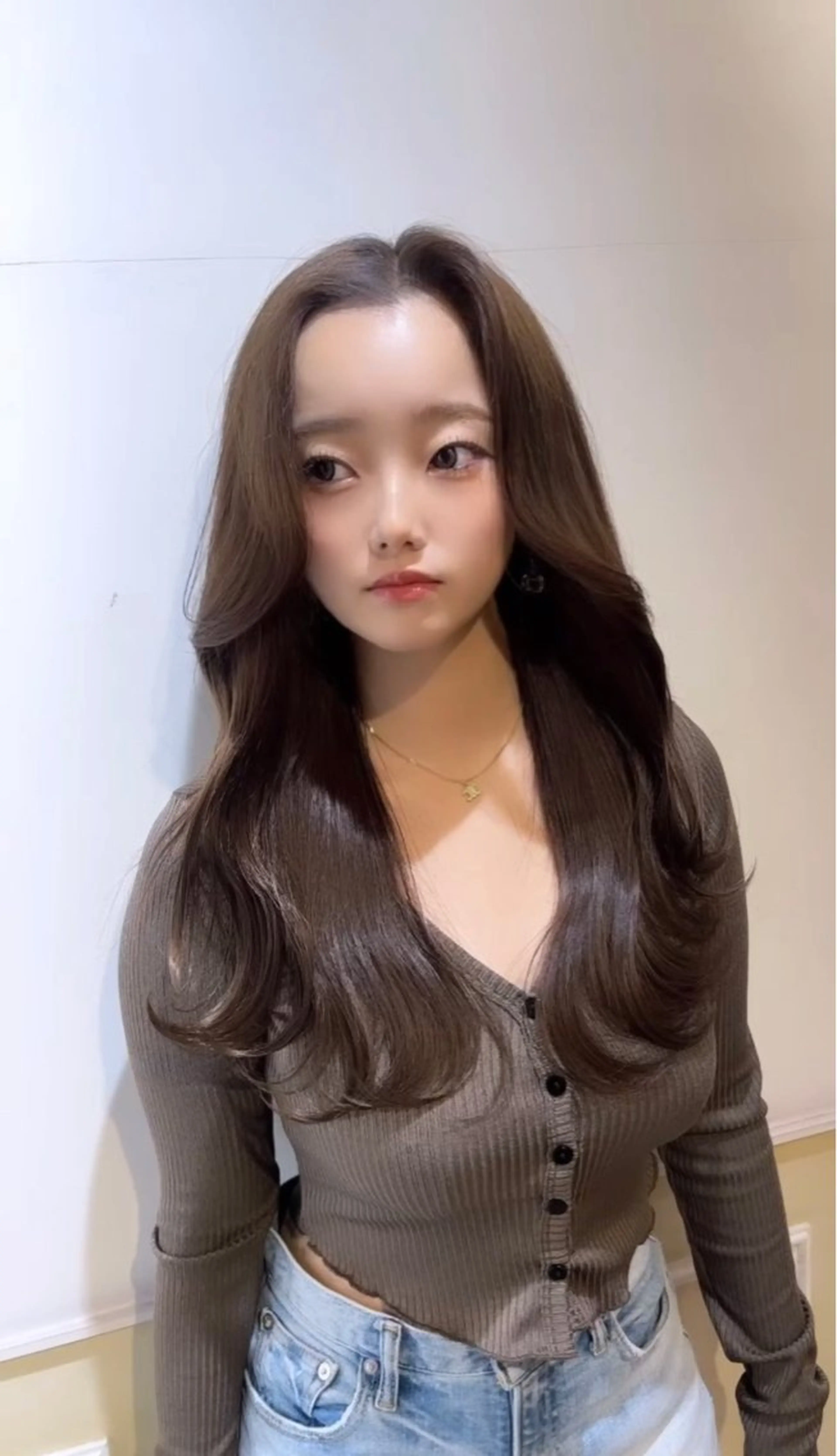 セミロング カラー カット ヘアカラー トリートメント レイヤー×髪質改善 店長安藤光司🇰🇷のヘアスタイル