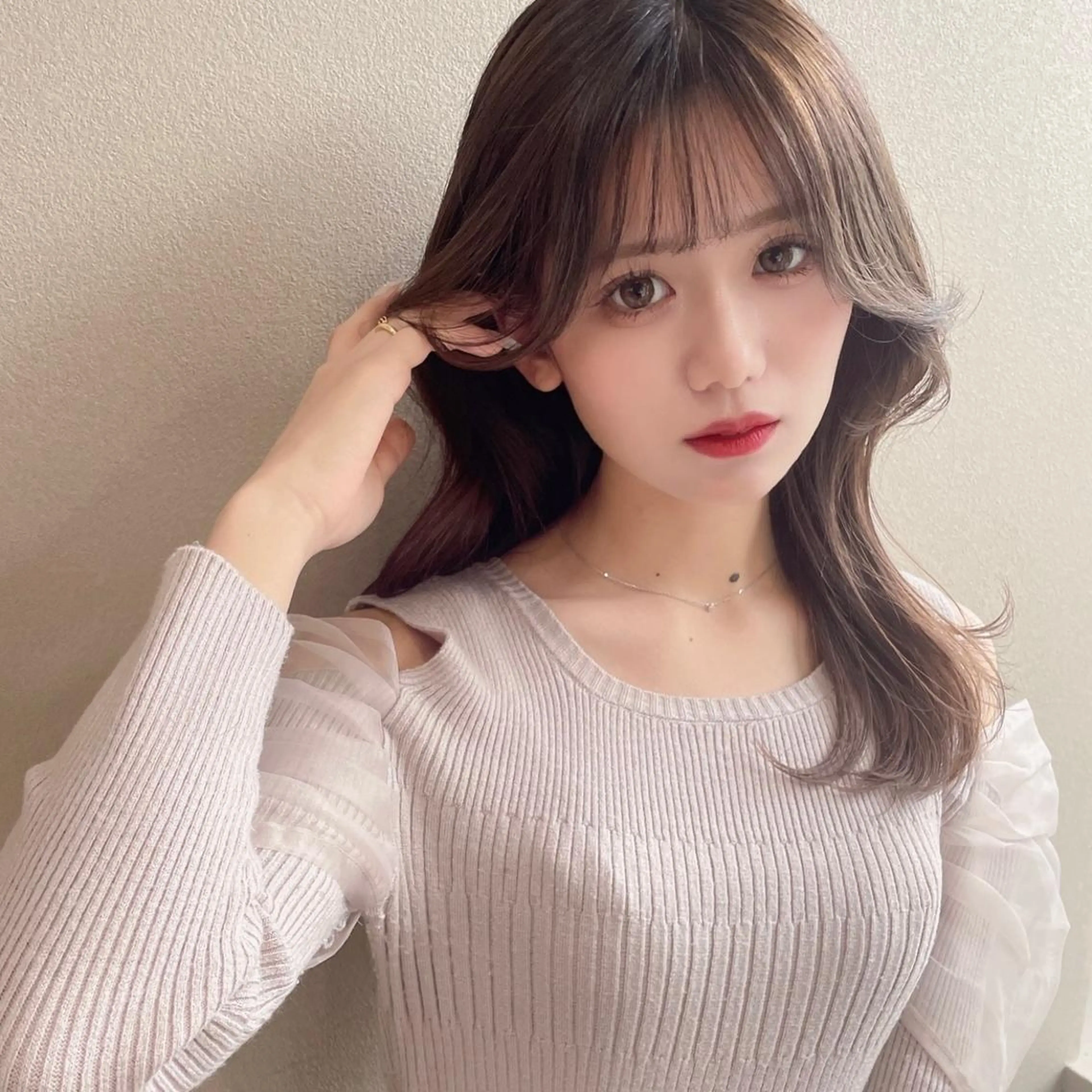 セミロング 似合わせカット 石山 洸平のヘアスタイル