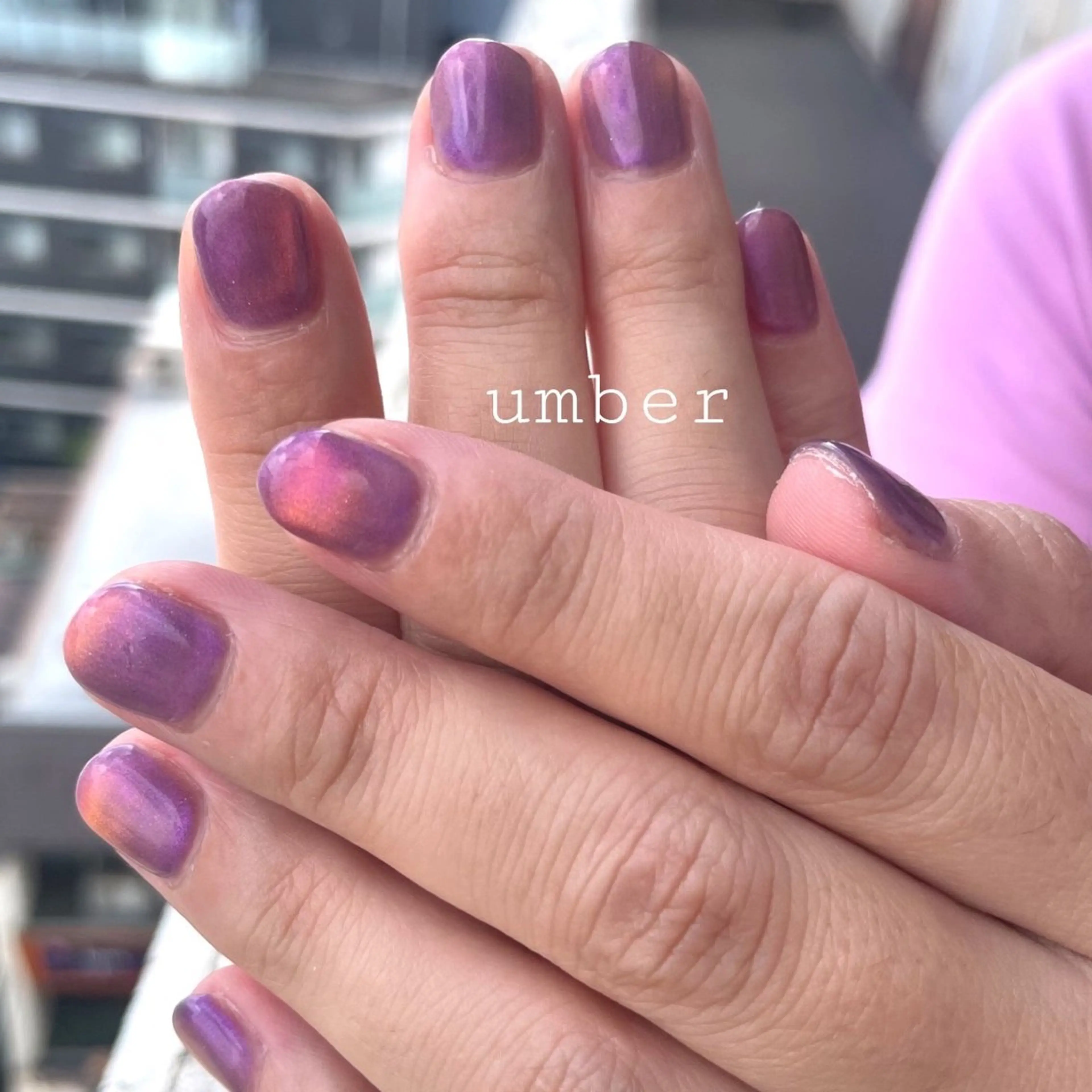 ネイル マグネットネイル ハンドネイル umber 三茶1分のネイルデザイン