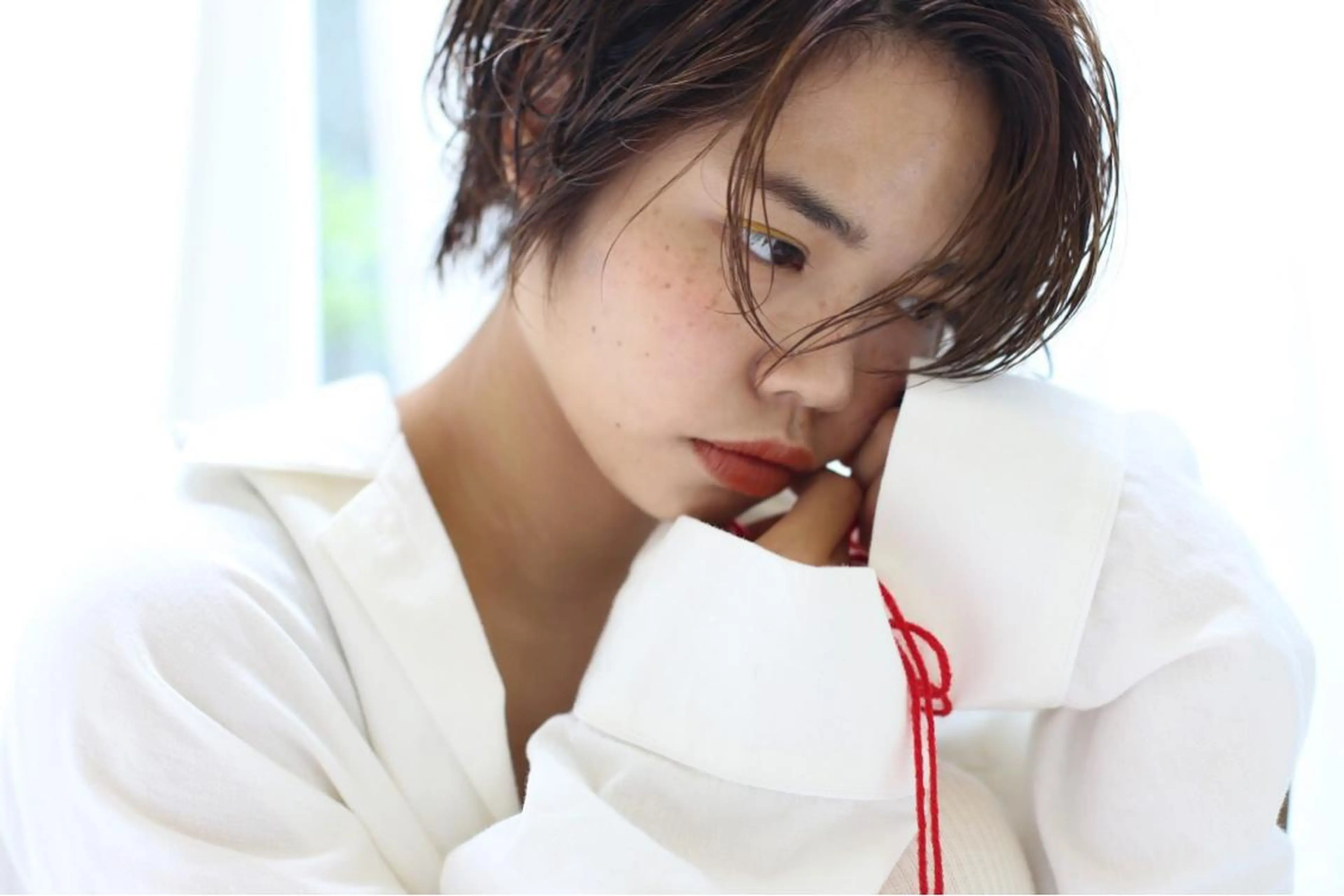 ショート カット ヘアカラー トリートメント 吉田 翔太のヘアスタイル