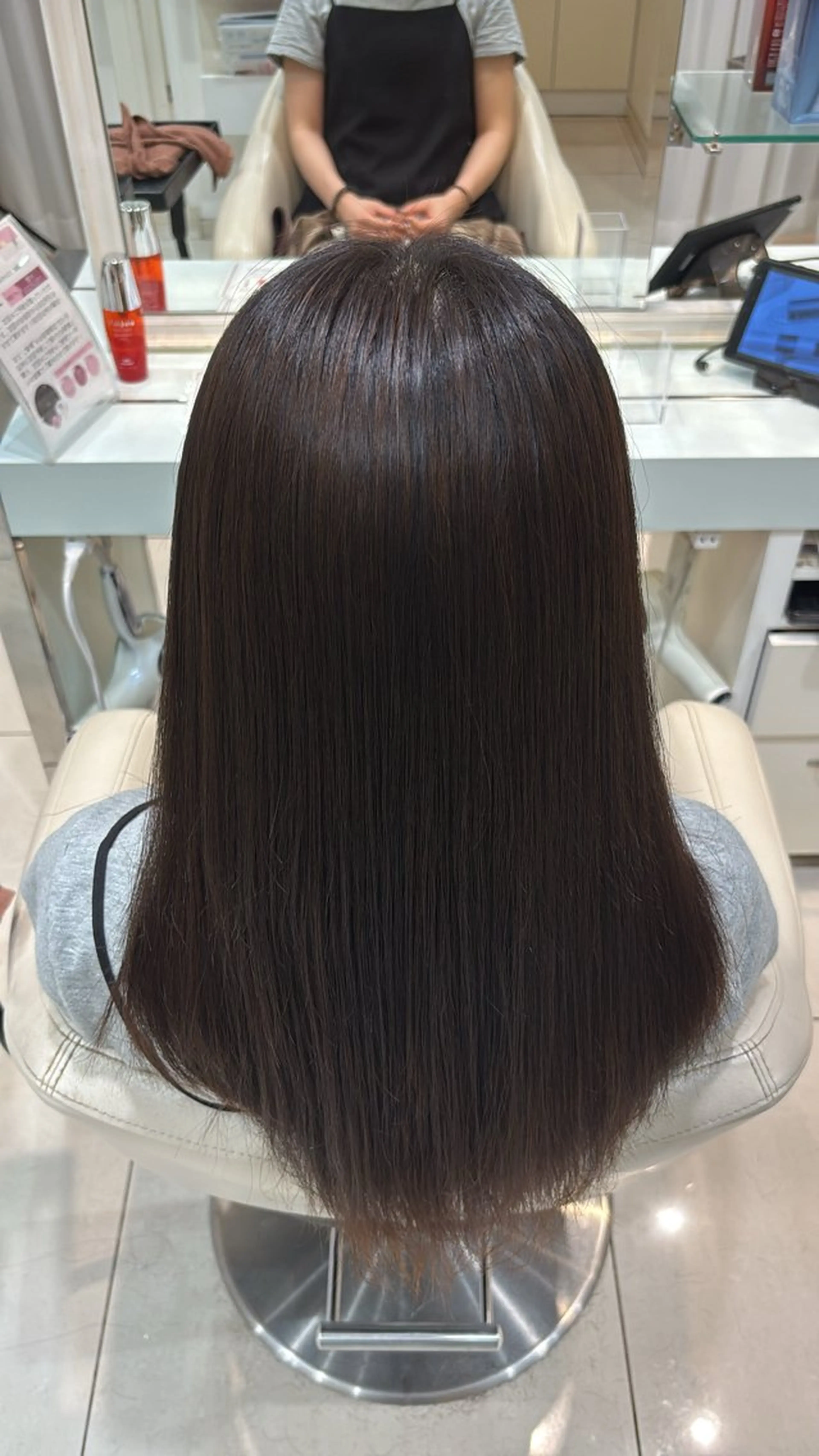 ロング カラー ヘアカラー トリートメント 池袋西口徒歩1分/ 自然な縮毛矯正/くうのヘアスタイル
