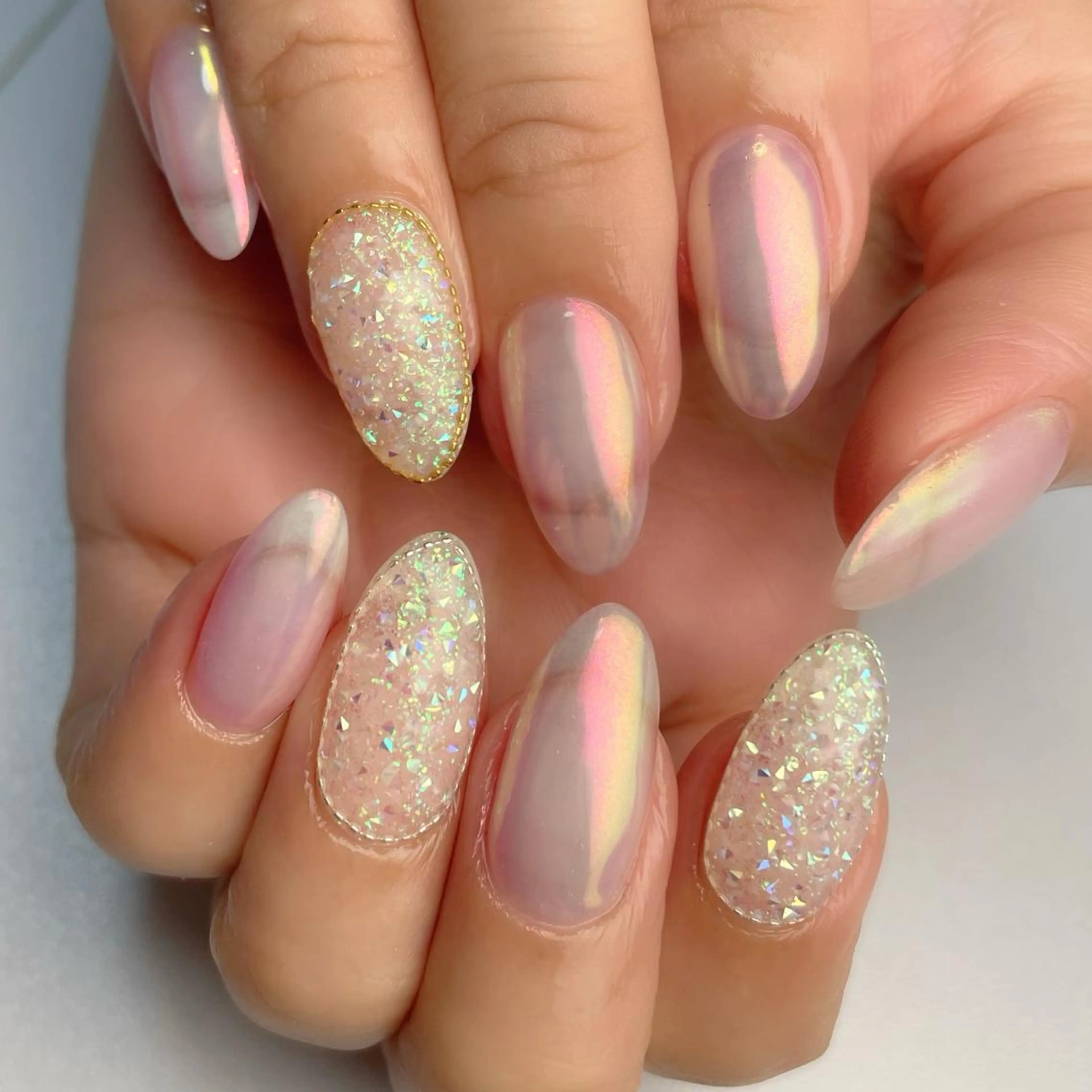 セミロング ネイル 下妻市ﾈｲﾙｻﾛﾝ M_styleのネイルデザイン