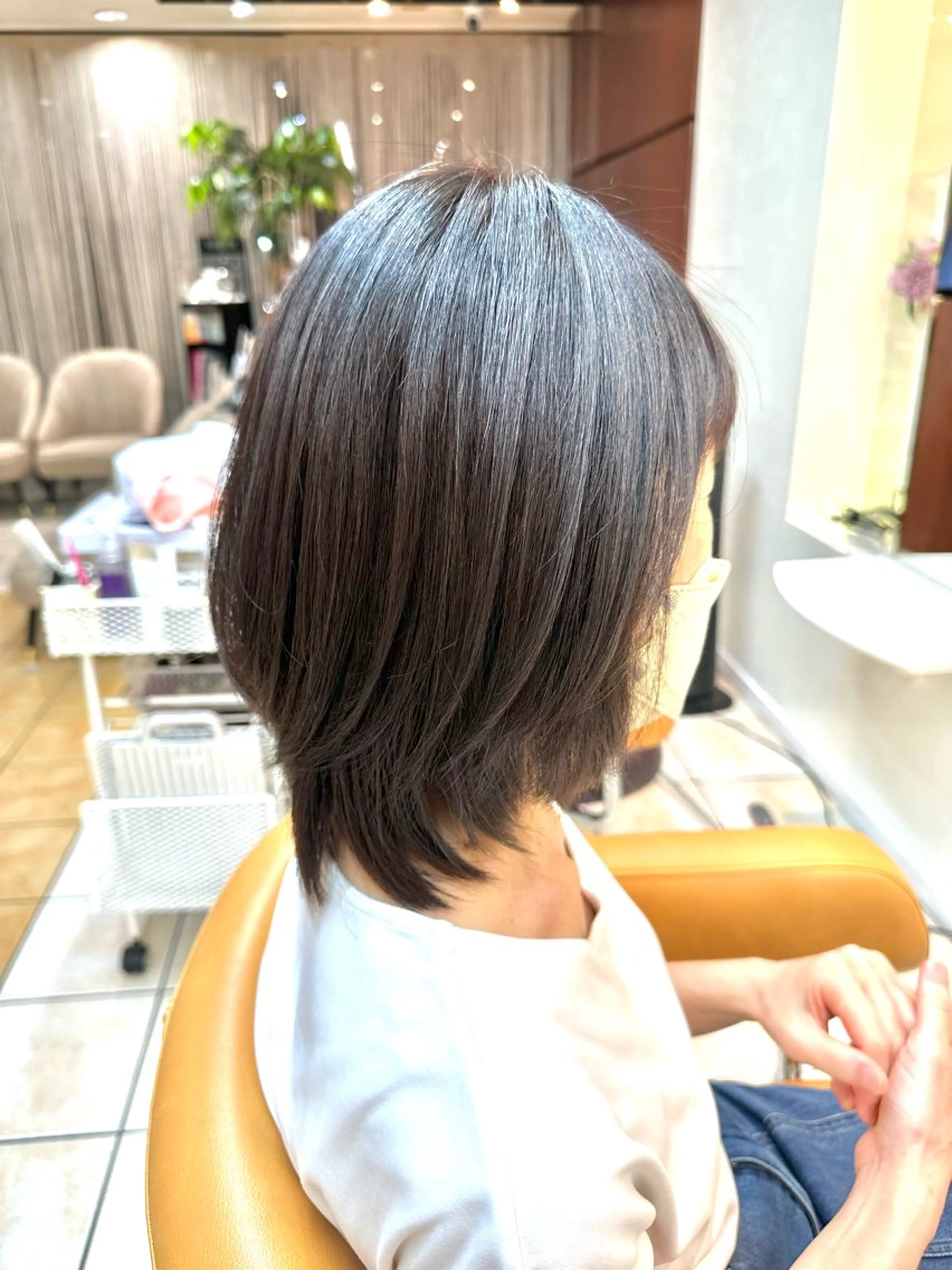 ミディアム カラー カット ヘアカラー トリートメント トップスタイリスト 三澤　康司のヘアスタイル