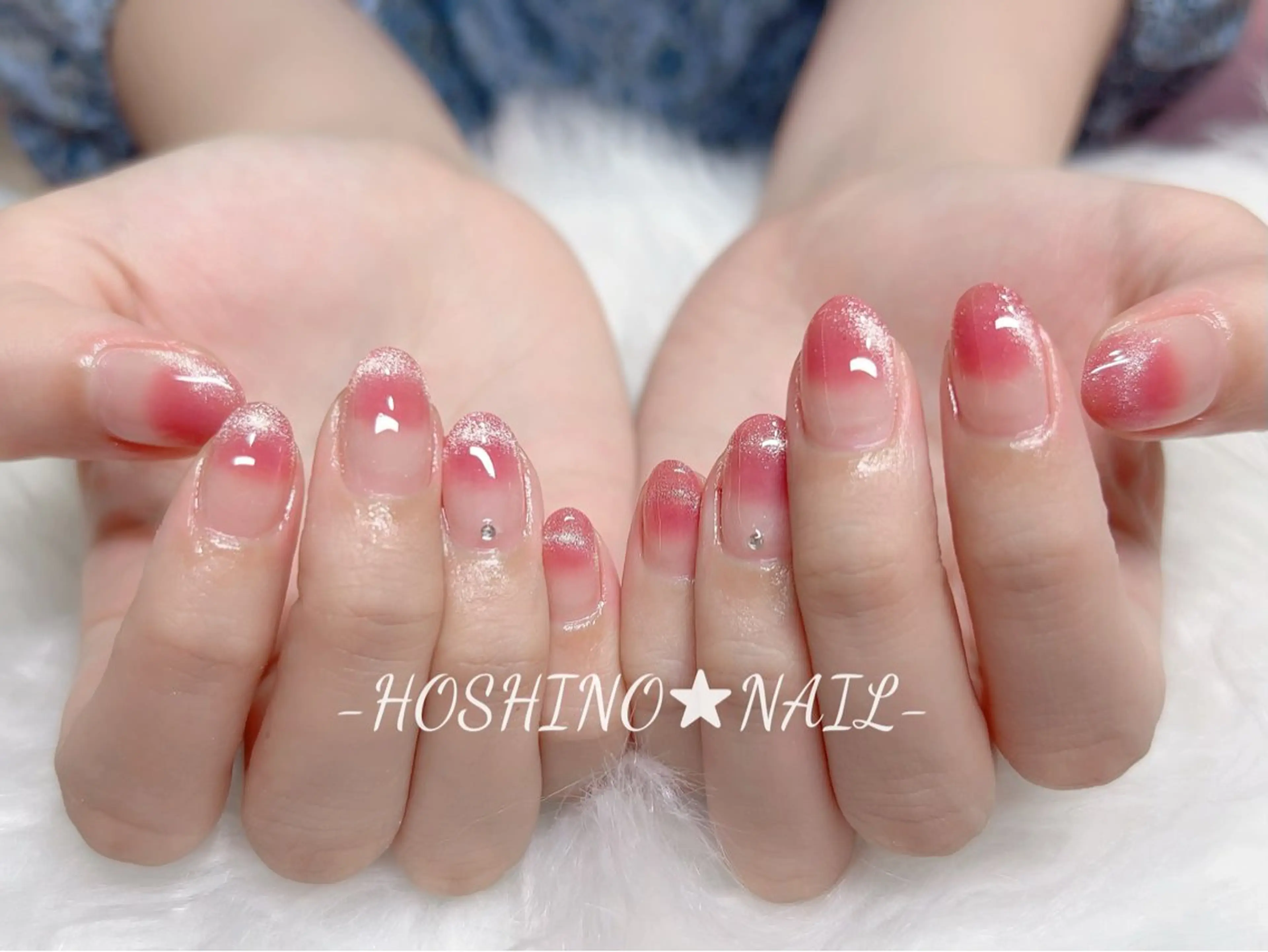 ネイル オーロラネイル チークネイル ドット フットネイル フレンチネイル ハンドネイル ★HOSHINO NAIL★新宿店のネイルデザイン