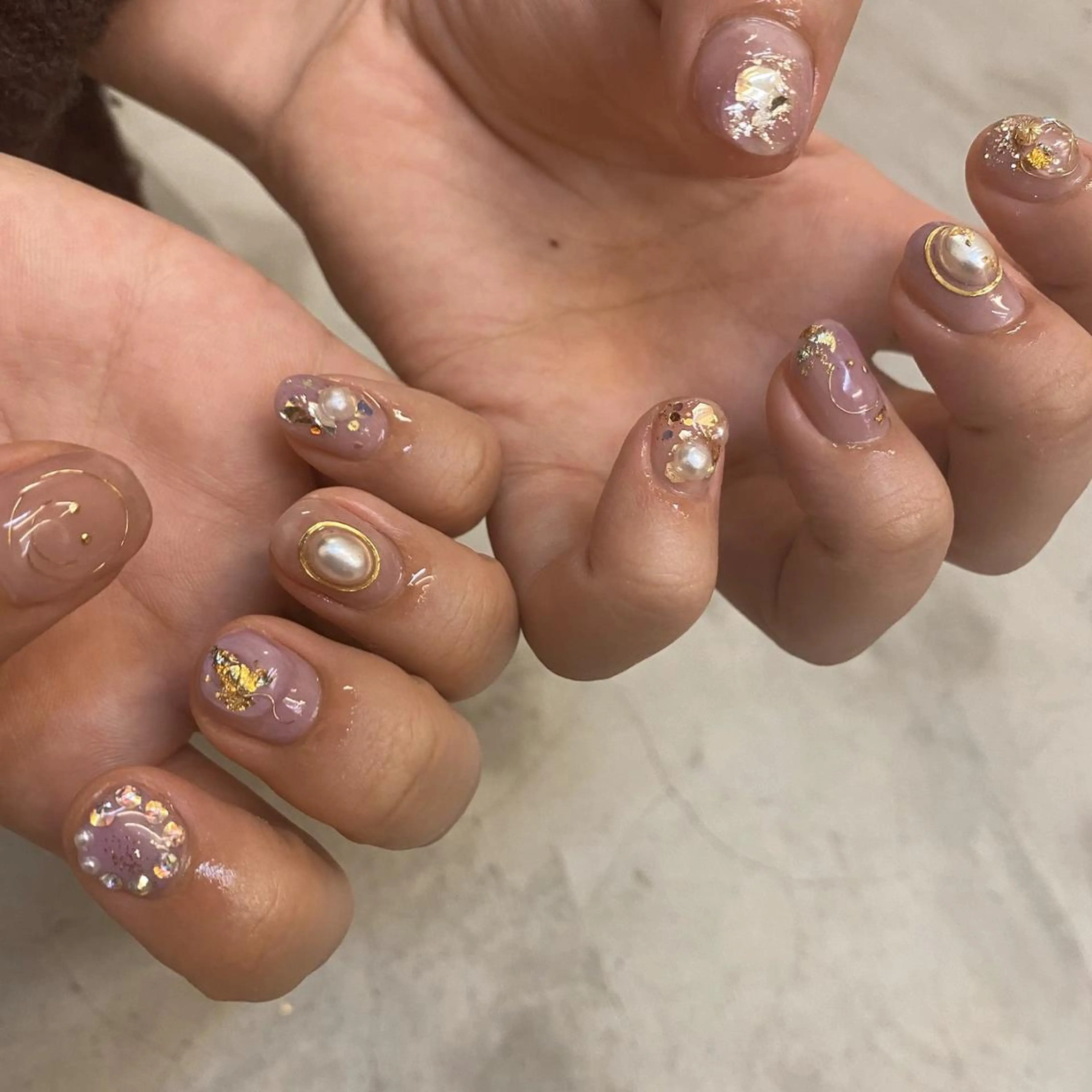 ネイル アートネイル ニュアンスネイル Ca rinaのネイルデザイン