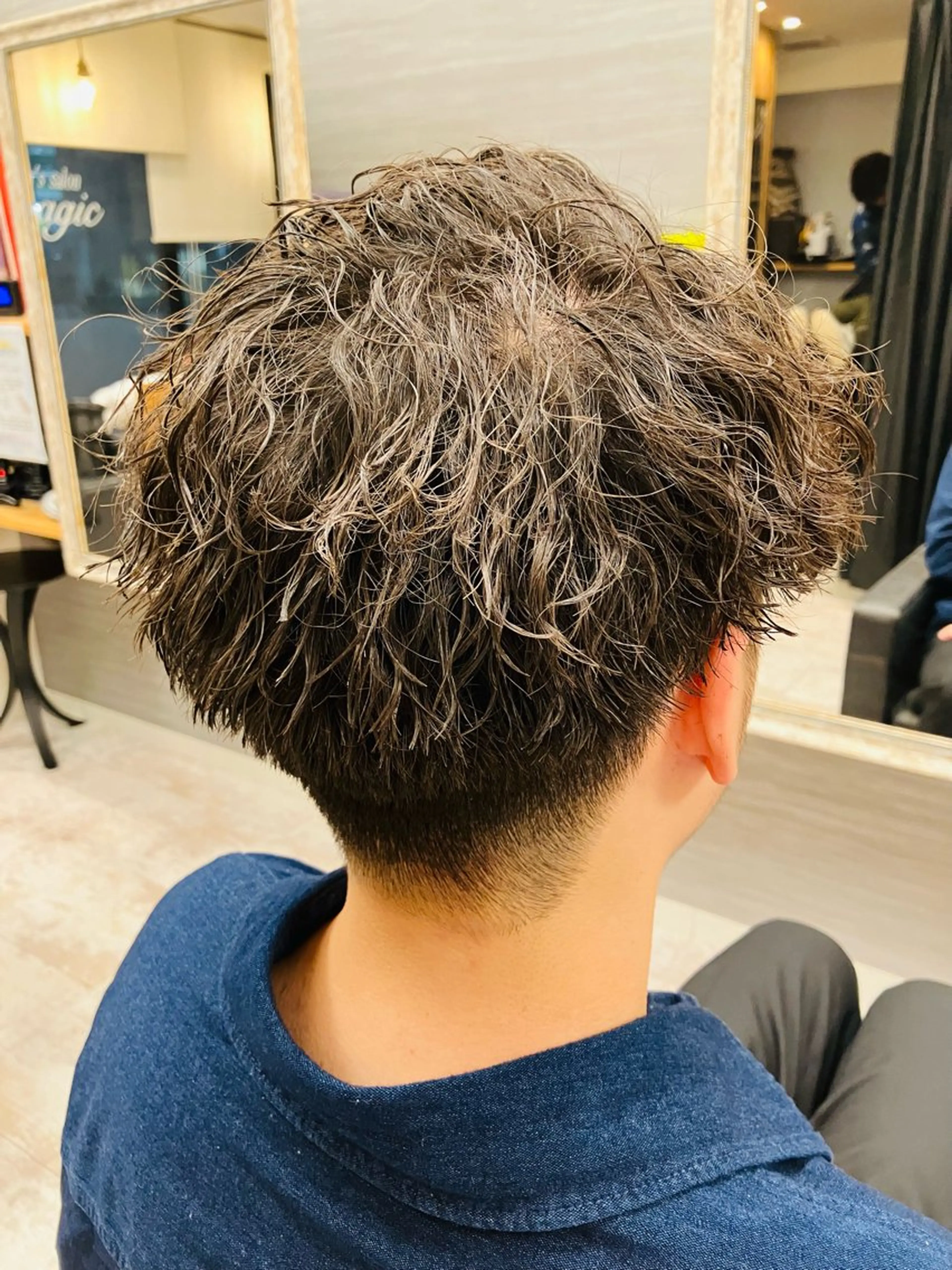 パーマ メンズ カット パーマ メンズ特化/パーマ/ フェードWATARUのヘアスタイル