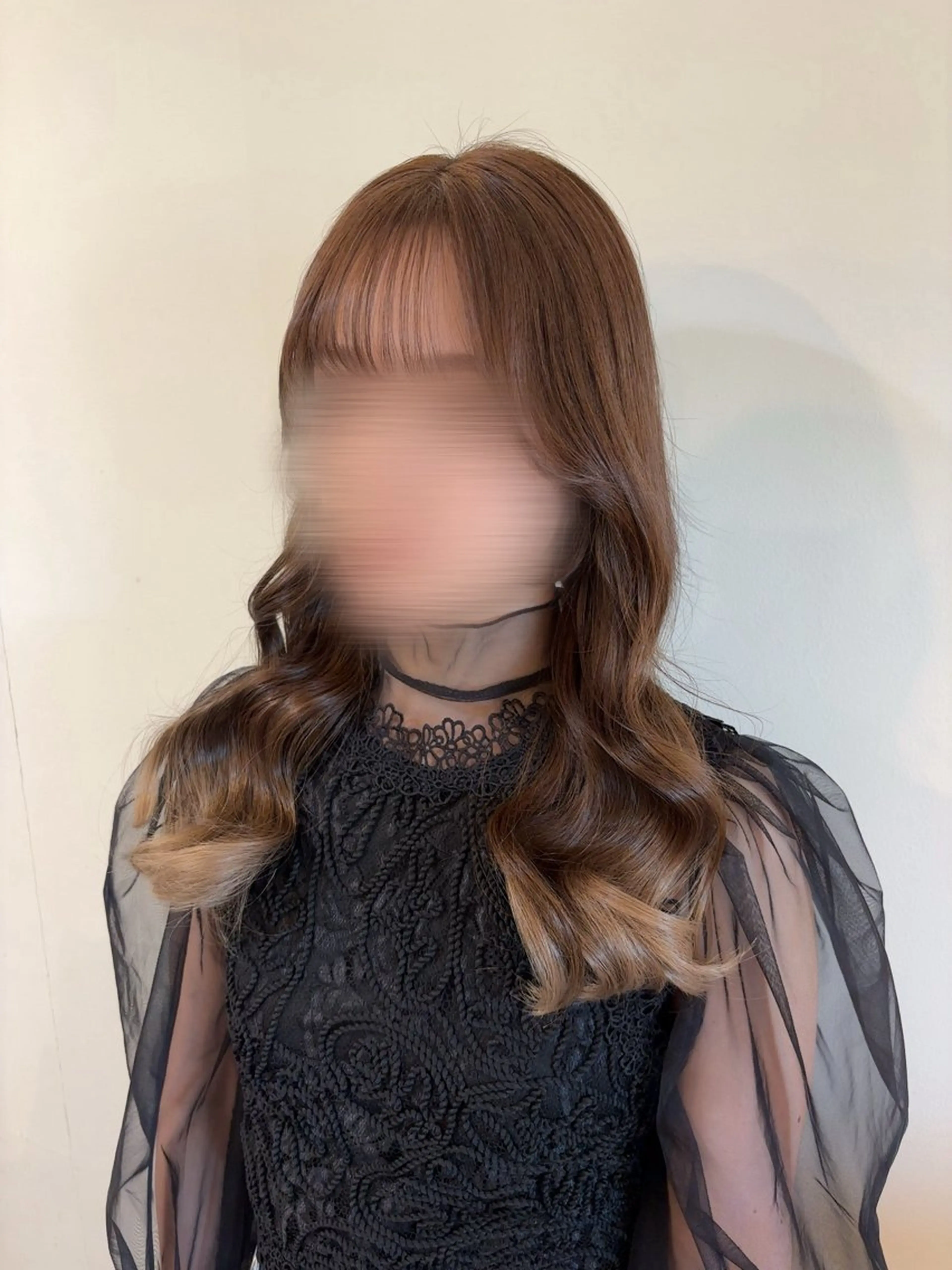 ロング 韓国風ヘア カット ヘアカラー トリートメント IORI #韓国ヘア#髪質改善のヘアスタイル