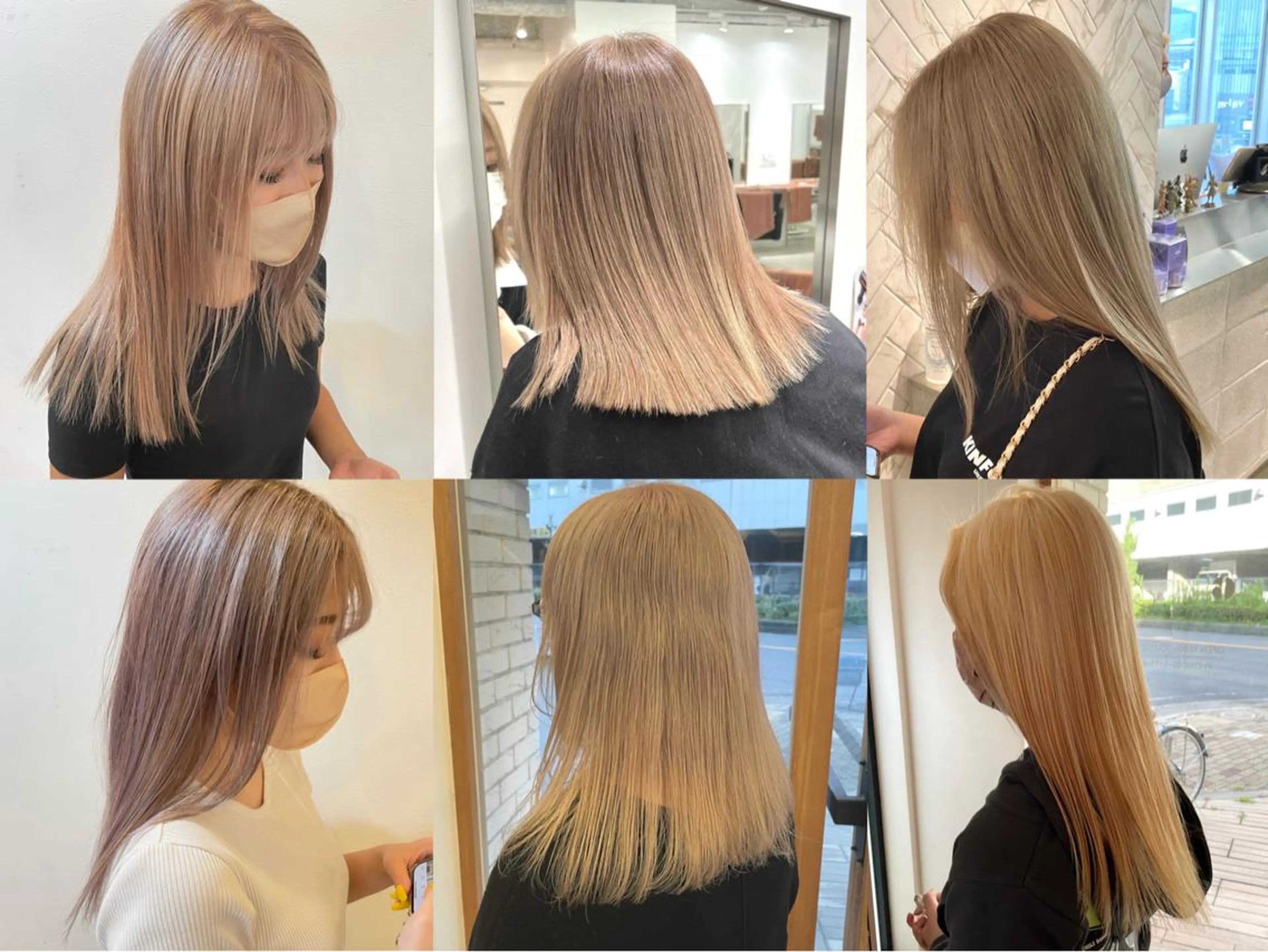 ミディアム カラー ヘアアレンジ ブリーチ ヘアカラー トリートメント 🎗秋山勇 /三宮指名No.1のヘアスタイル
