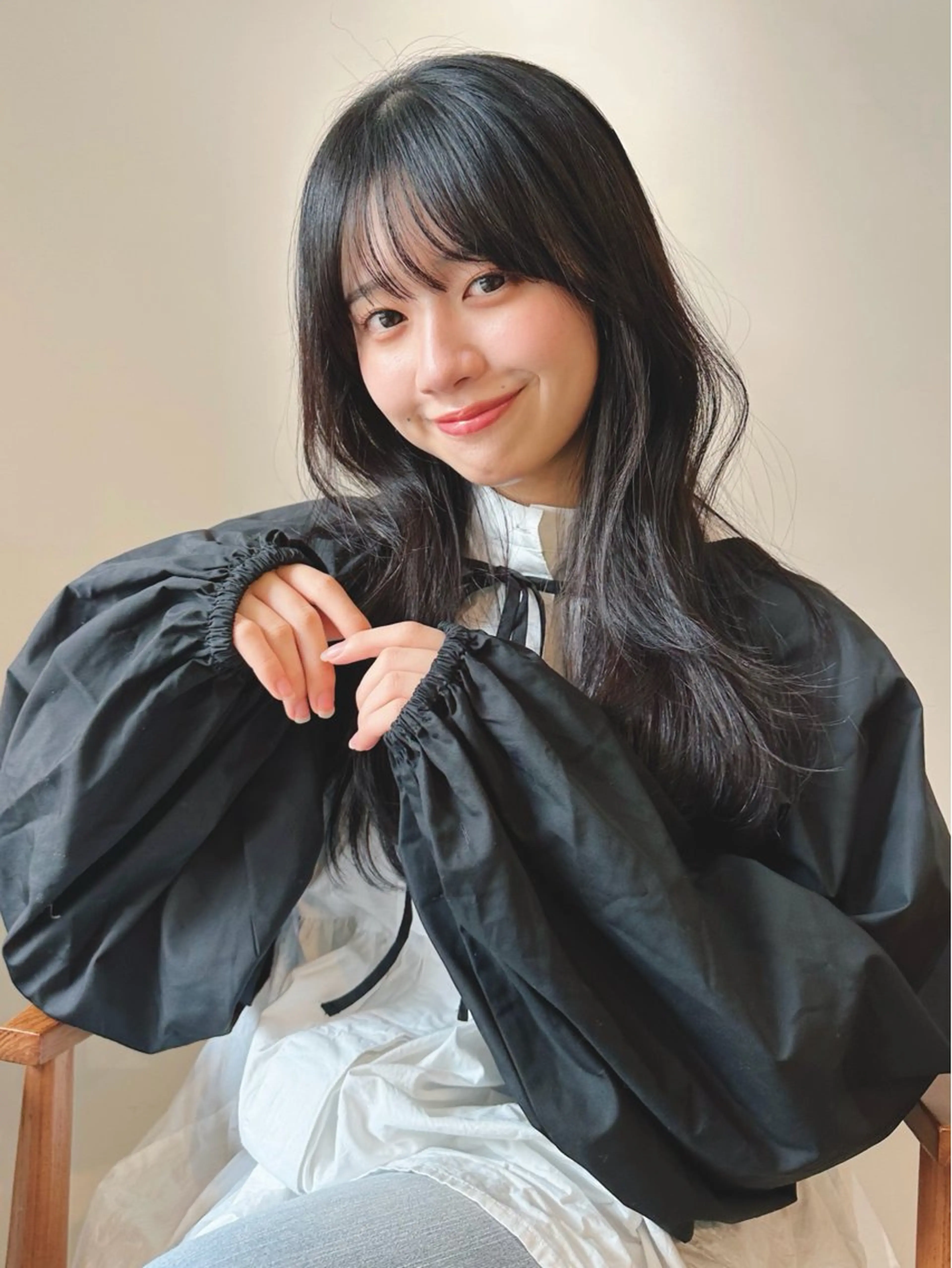 ロング カラー パーマ 🫧小顔×似合わせ× 透明感カラー🫧のヘアスタイル