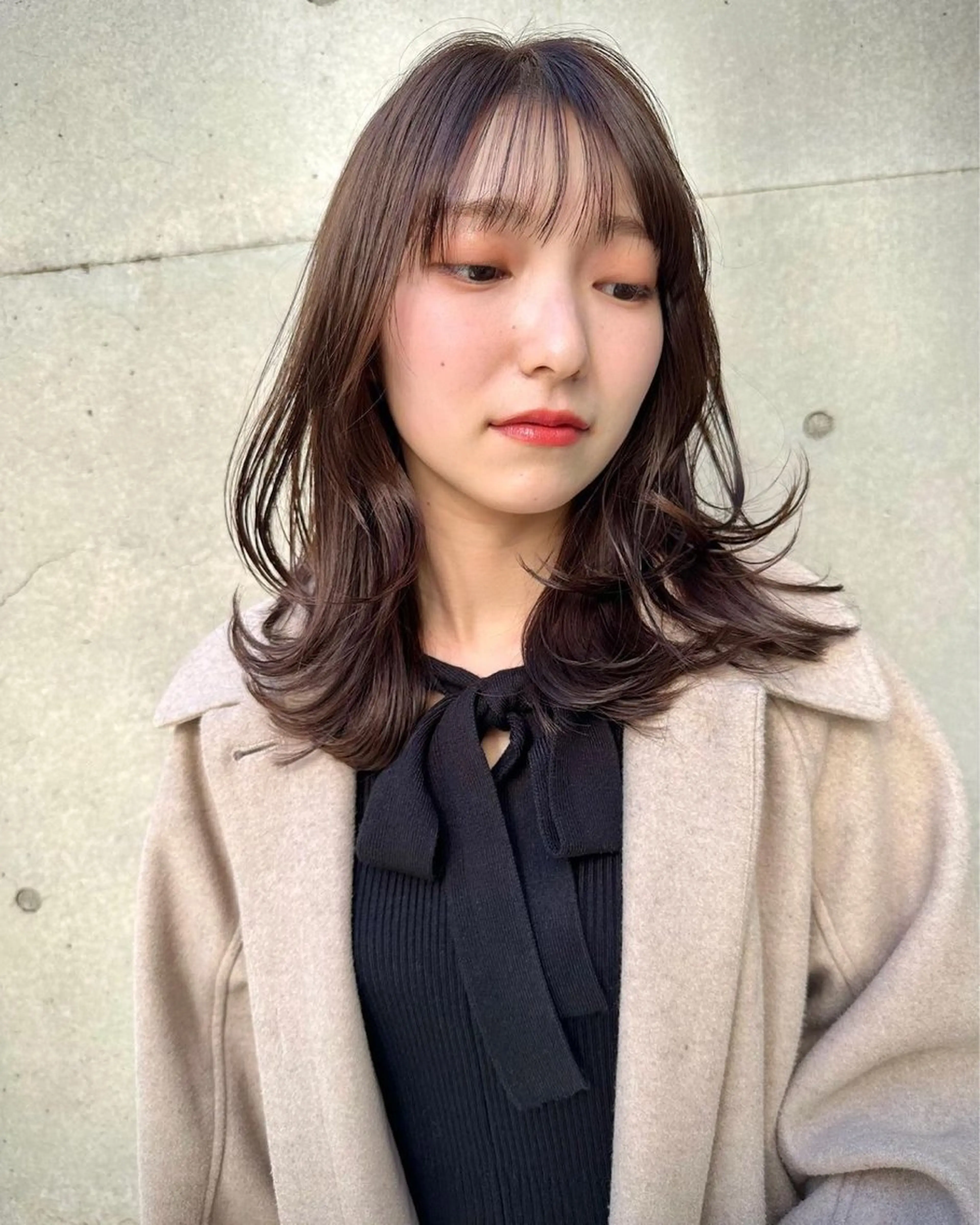 セミロング カラー 🌈ブリーチレイヤー 艶カラー/表参道🌈のヘアスタイル