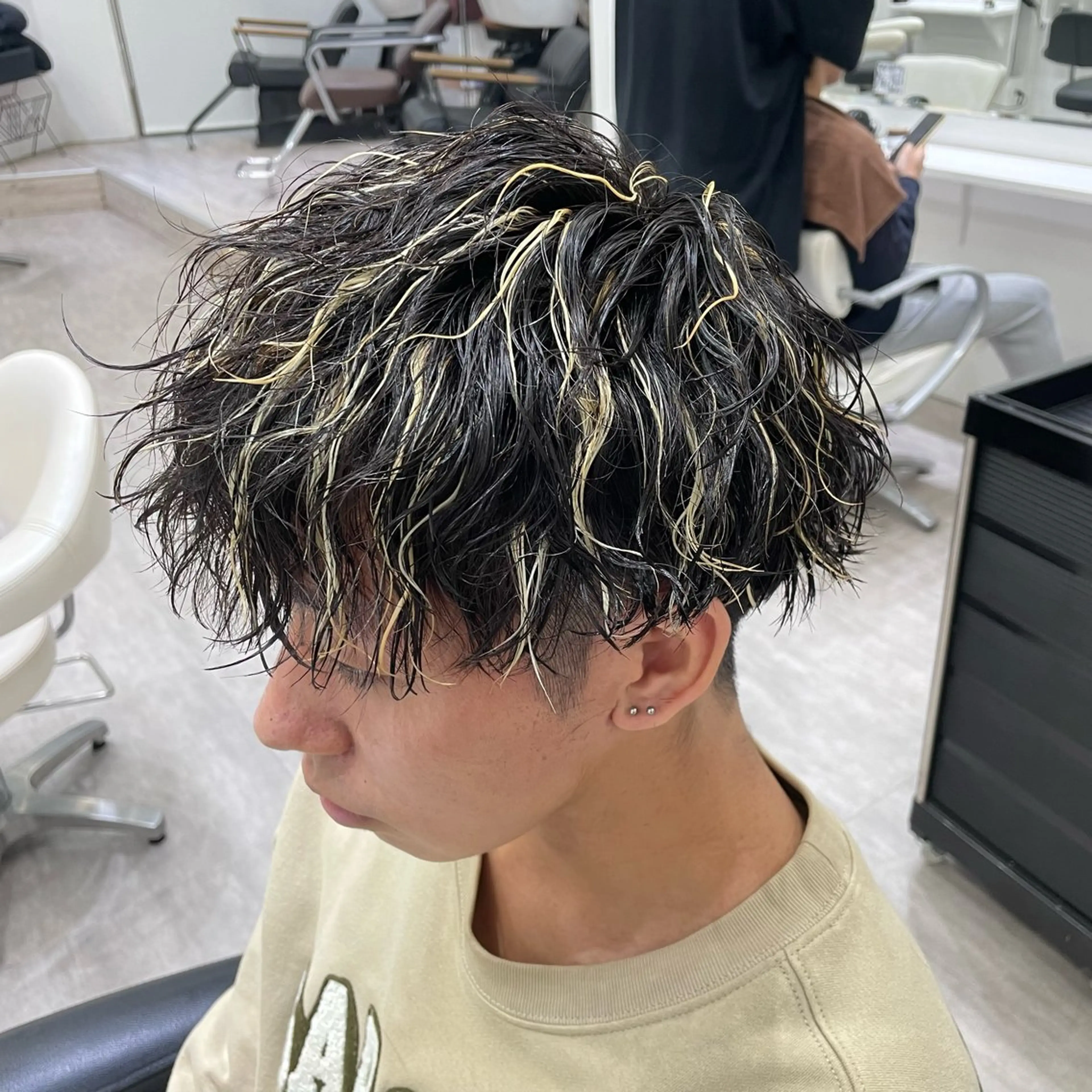 カラー パーマ メンズ メンズ専門💈 伊藤輝のヘアスタイル