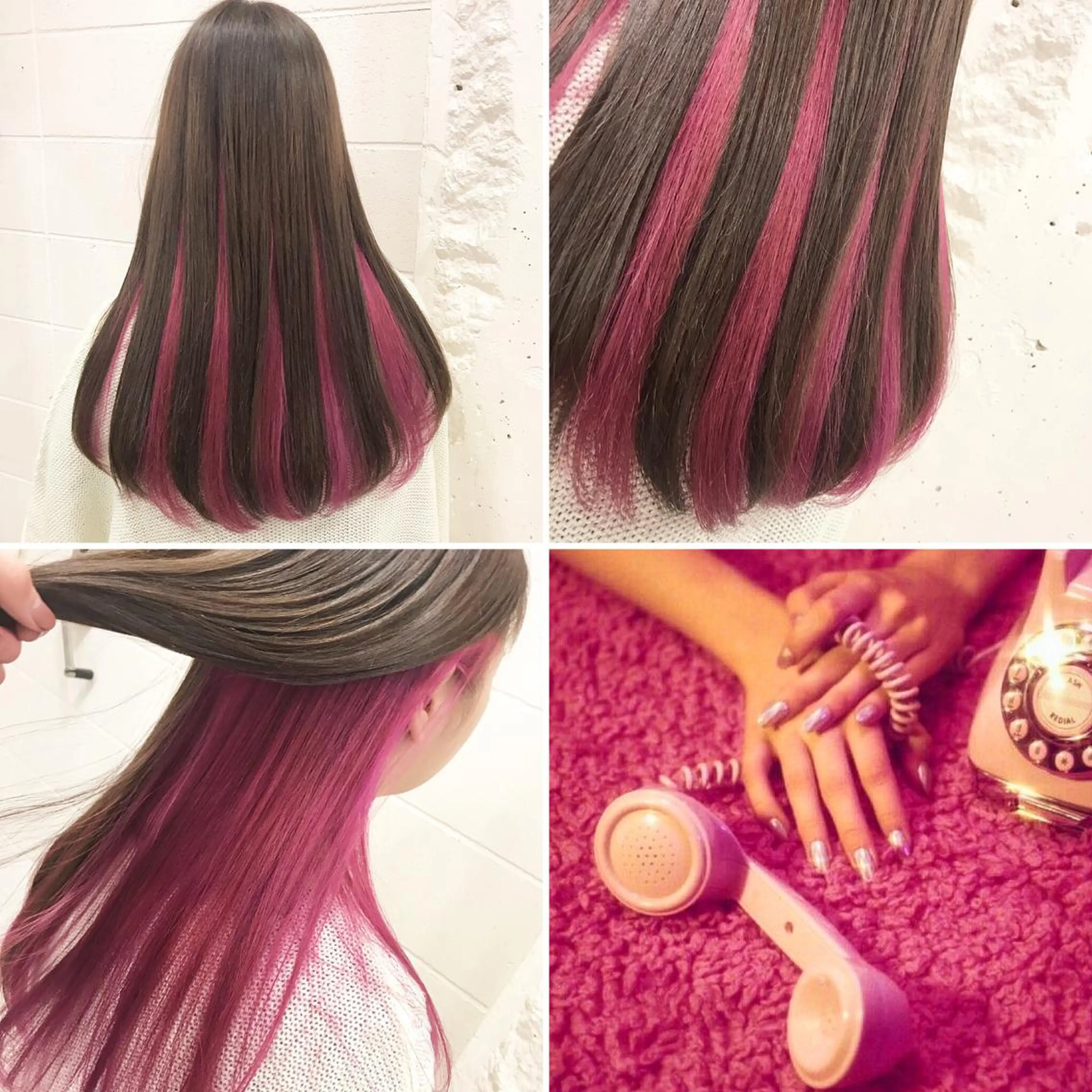 ロング カラー ヘアカラー トリートメント "PEPPU "所属・派手髪、ハイトーン ショートヘアShinのヘアスタイル