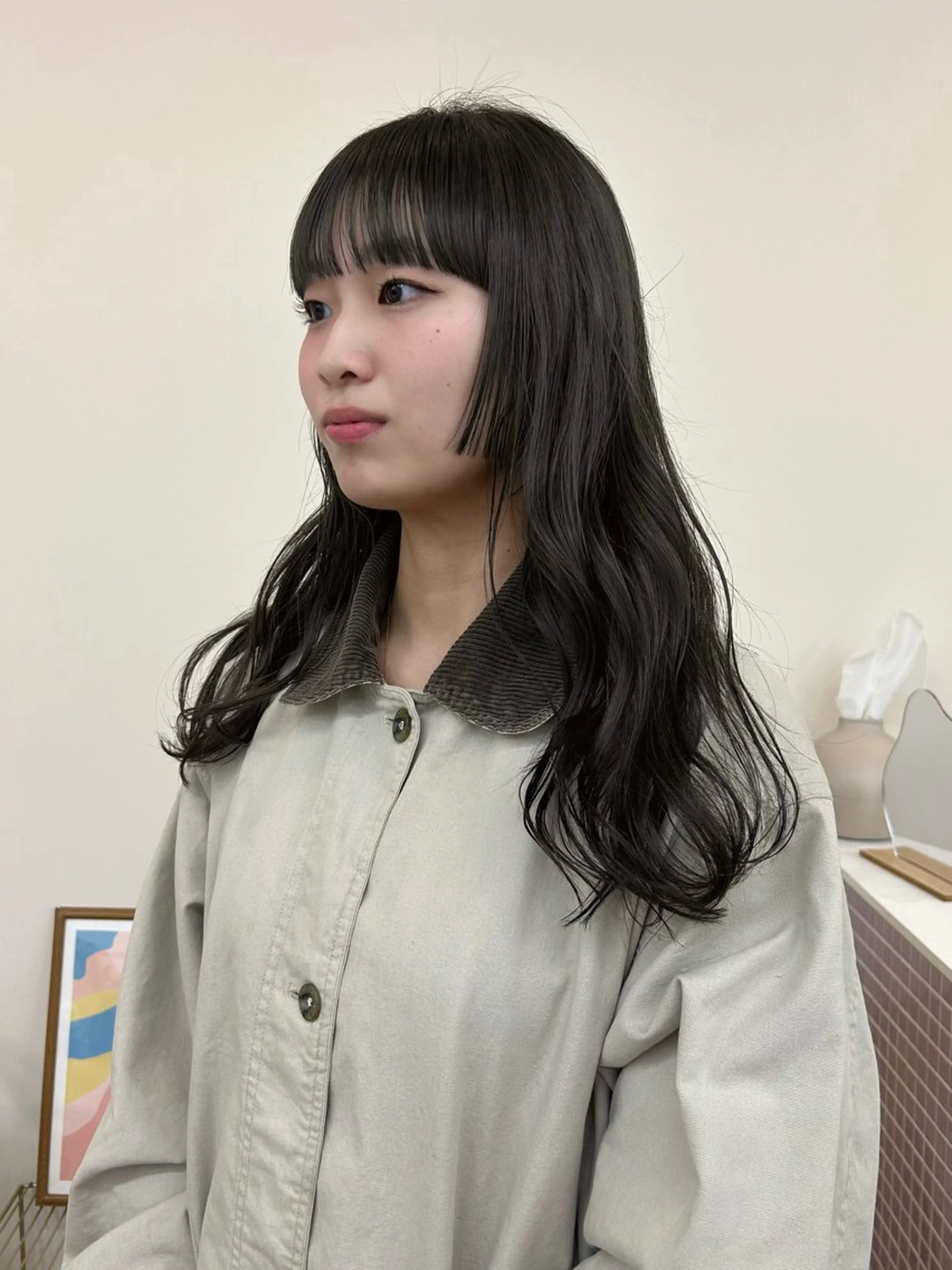 ロング カラー 透明感カラー Vibe所属・hanami パーマ/透明感カラーのヘアスタイル