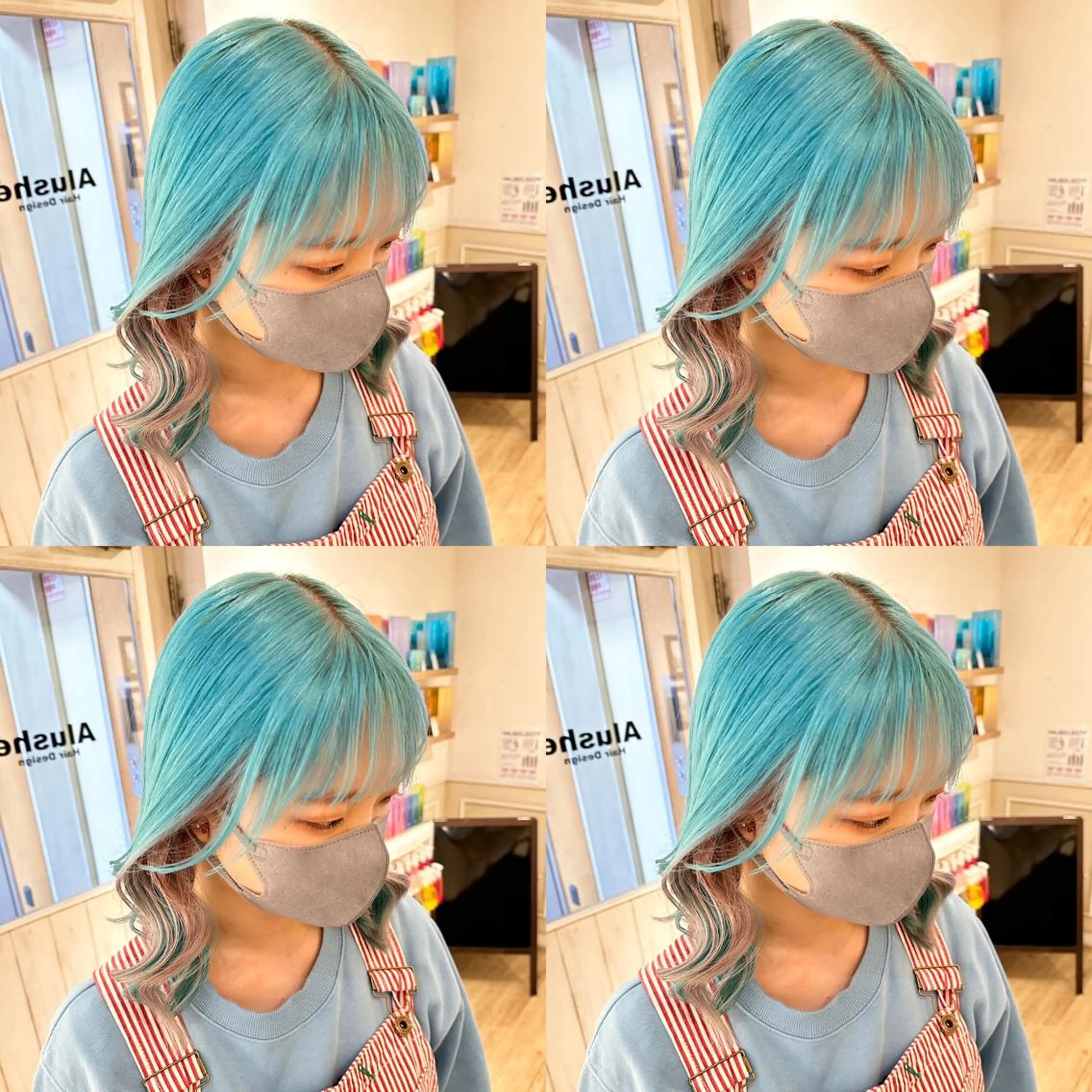 セミロング カラー ご予約 宜しくお願いします！のヘアスタイル