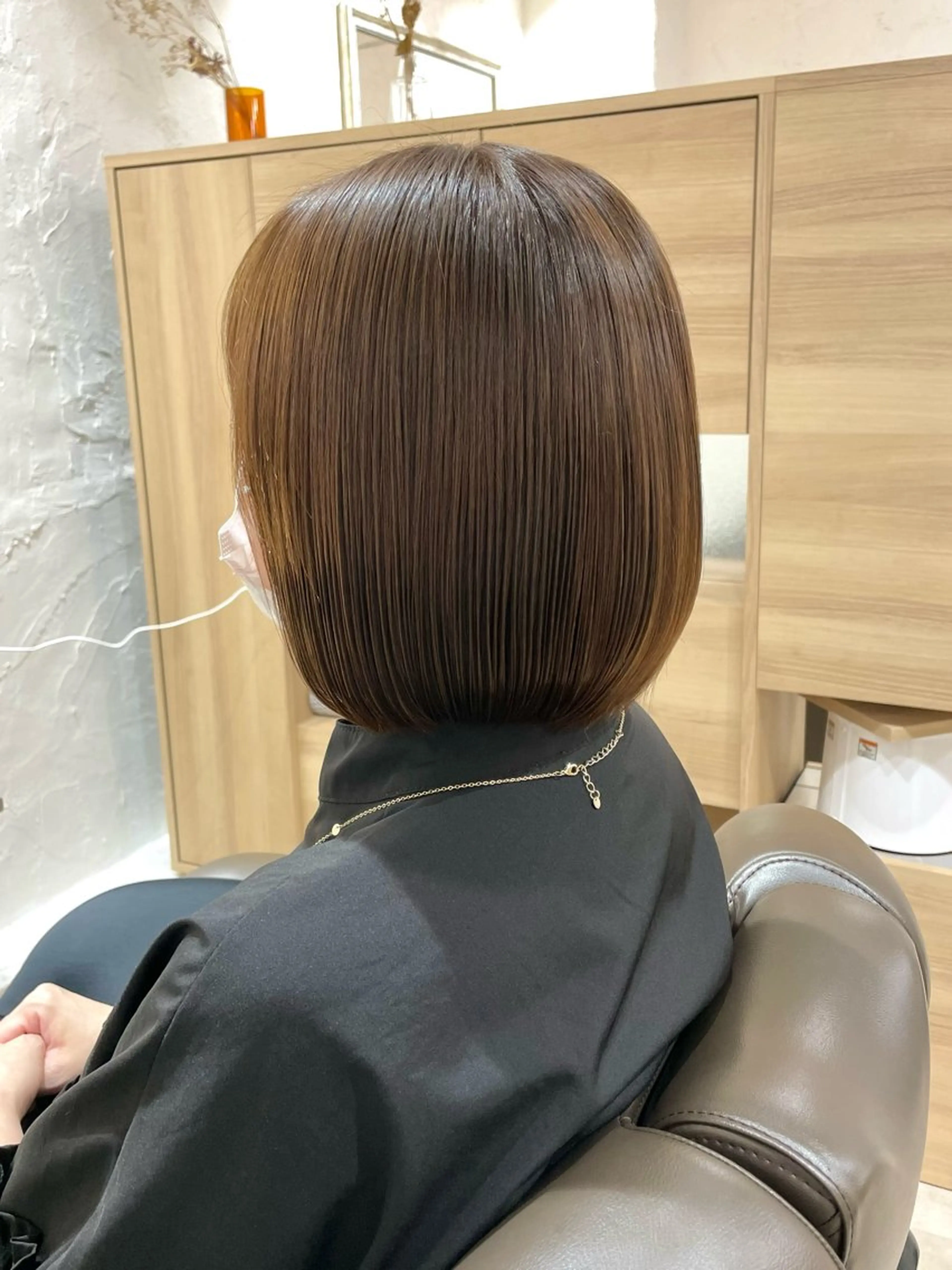 ショート 髪質改善 似合わせカット 縮毛矯正 トリートメント カット 縮毛矯正 トリートメント 💖褒められサラ艶髪 💖髪質改善💖本木のヘアスタイル