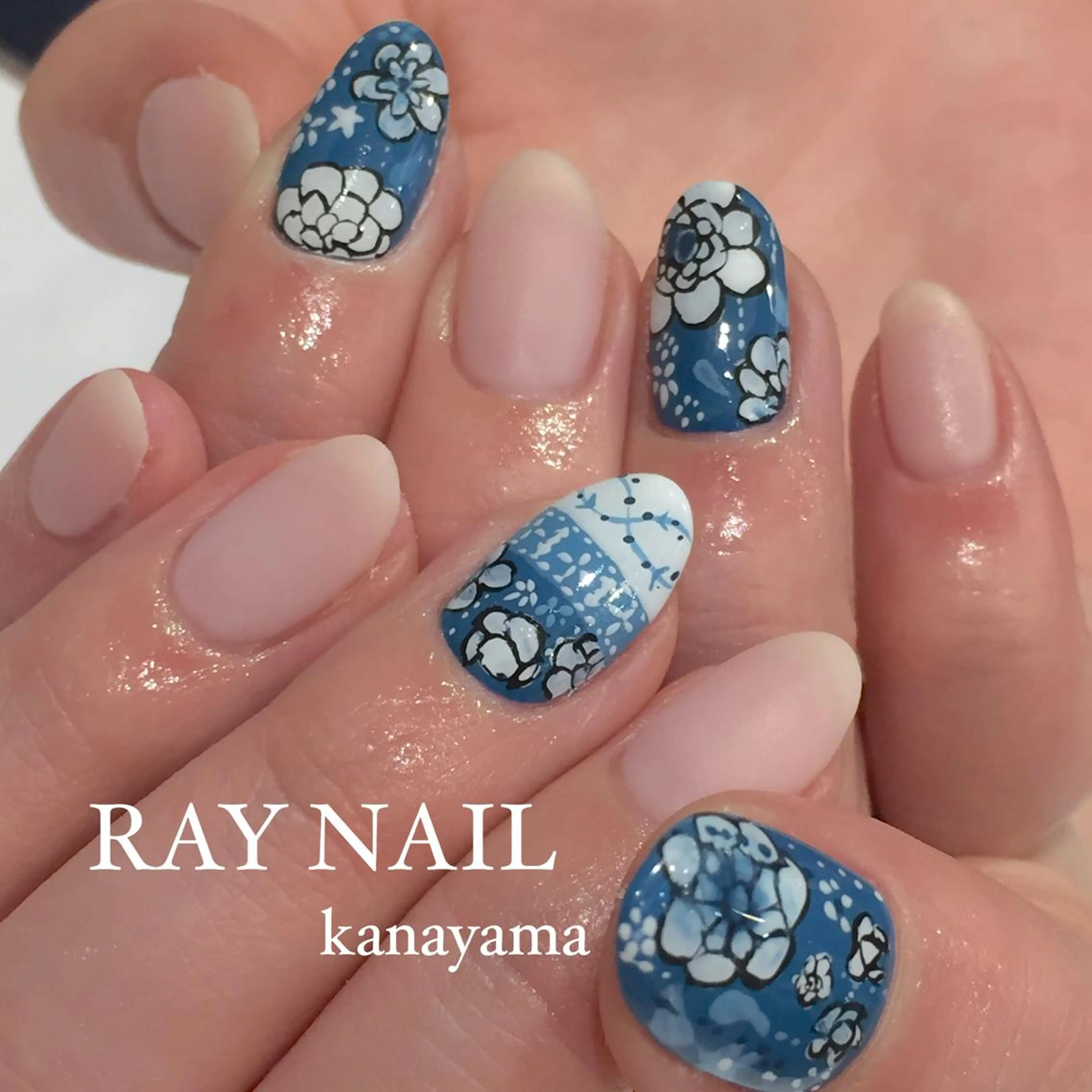 ネイル アートネイル フラワーネイル Arowa 伊田のネイルデザイン