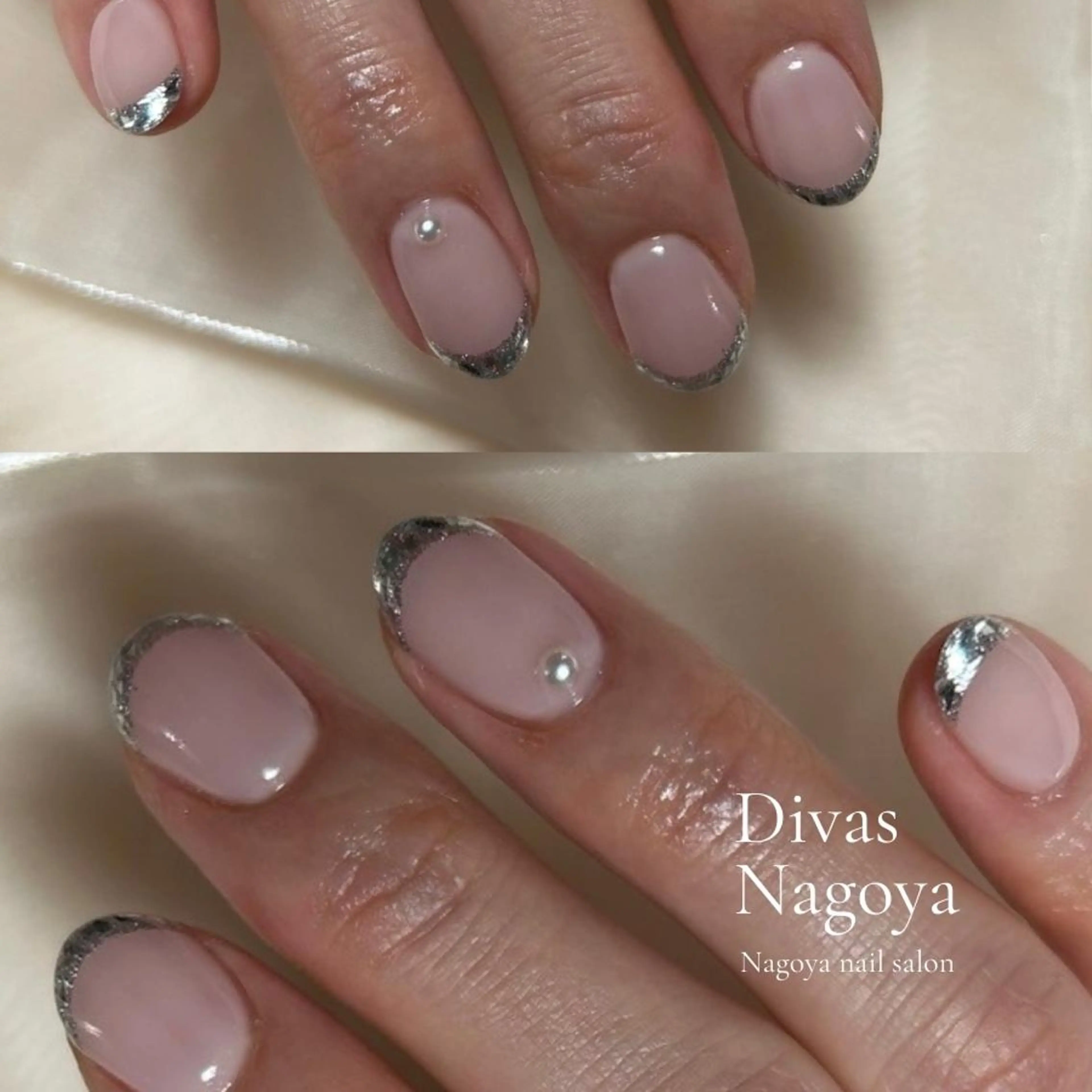 ネイル アートネイル 韓国ネイル マットネイル ミラーネイル ニュアンスネイル ハンドネイル 💕Dig.nail Hideyo🌸のネイルデザイン