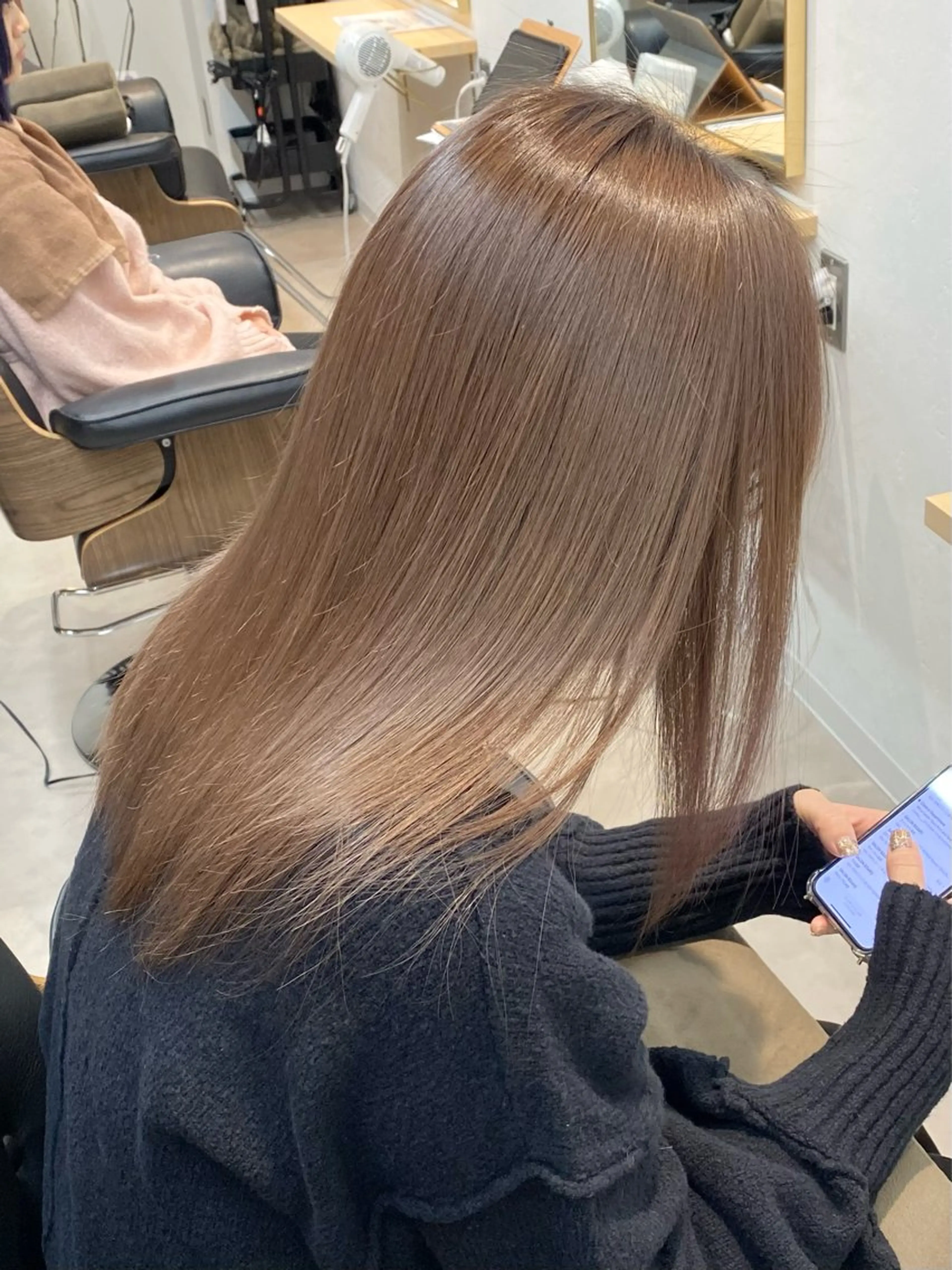 ミディアム カラー 透明感カラー ダブルカラー ショート/ハイライト /白髪ぼかし🌿松本のヘアスタイル