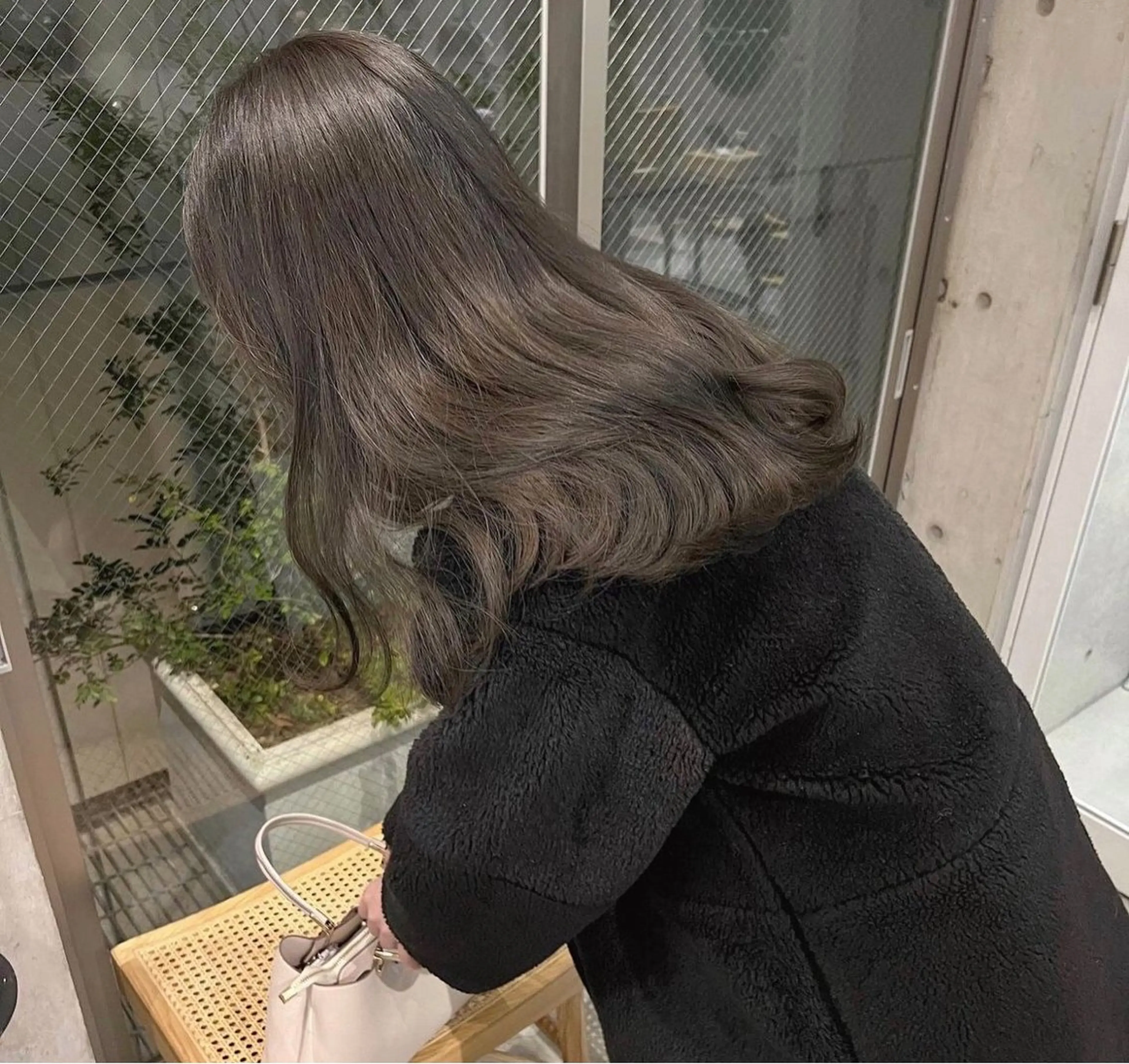 ロング カラー カット ヘアカラー トリートメント 🎀優姫 🎀  韓国レイヤーのヘアスタイル