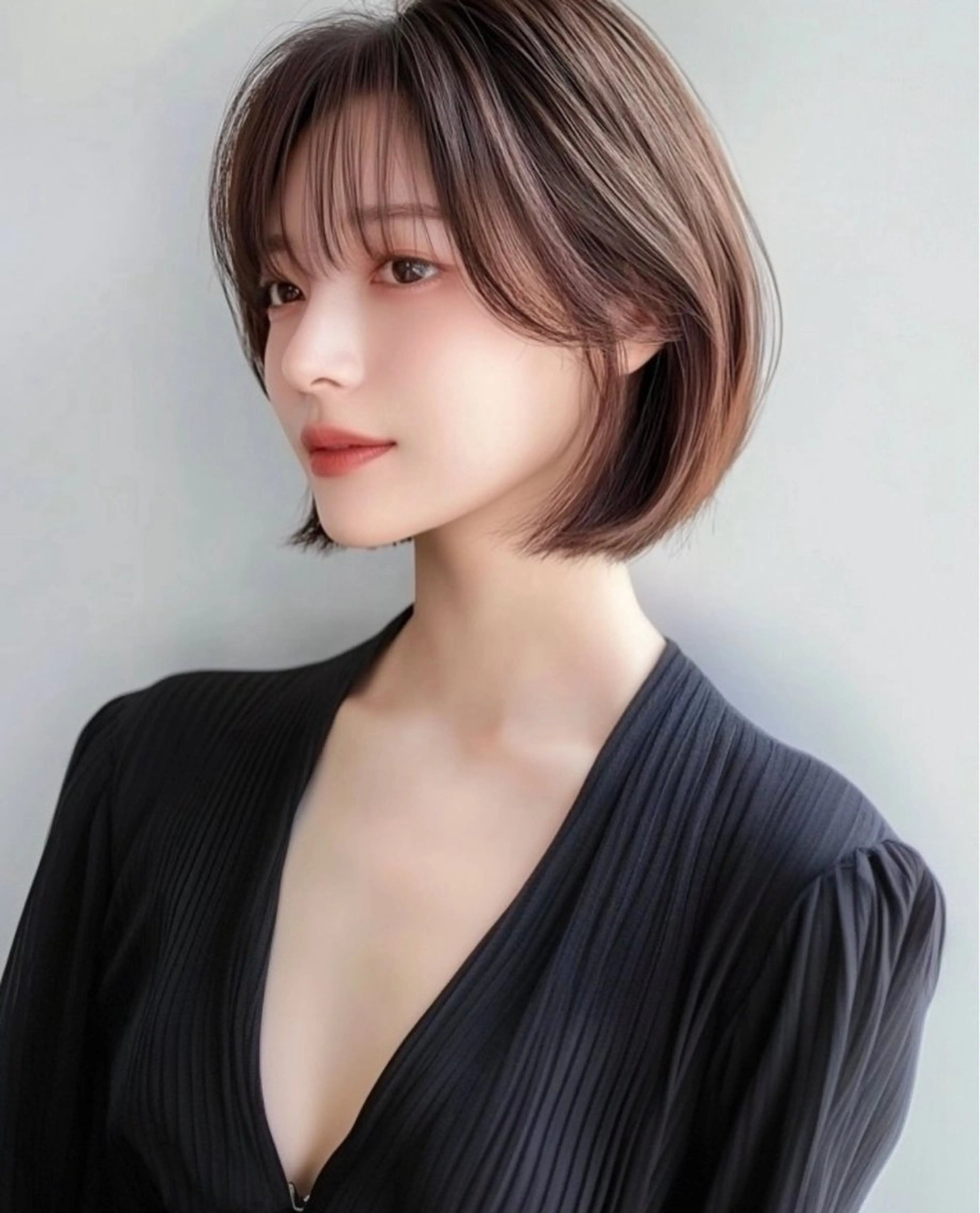 ミディアム VLOW nex the salon所属・韓国風/髪質改善/ ナガヤアキラのヘアスタイル