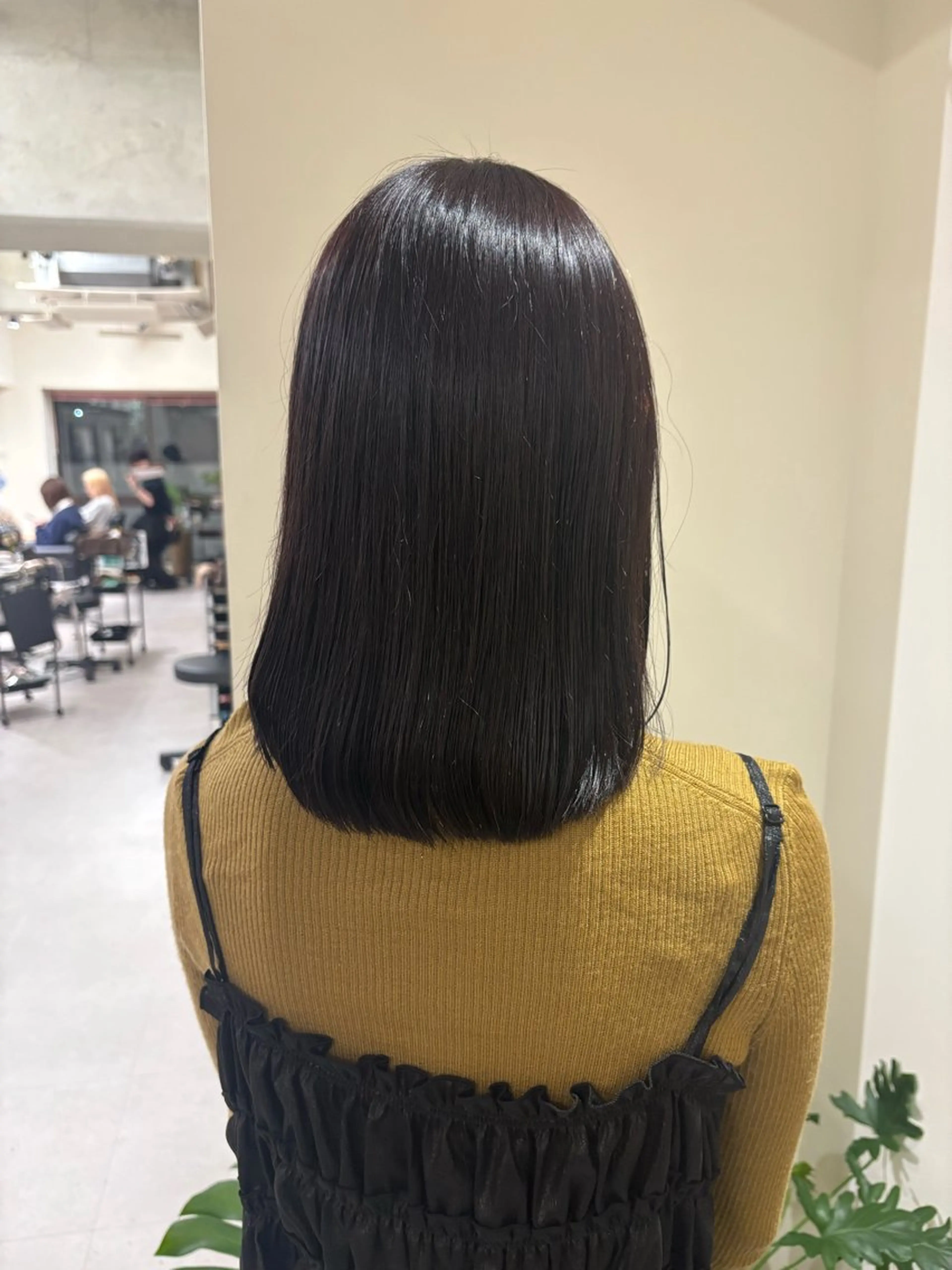 セミロング カット ヘアカラー トリートメント natsuki /HUI 金山のヘアスタイル