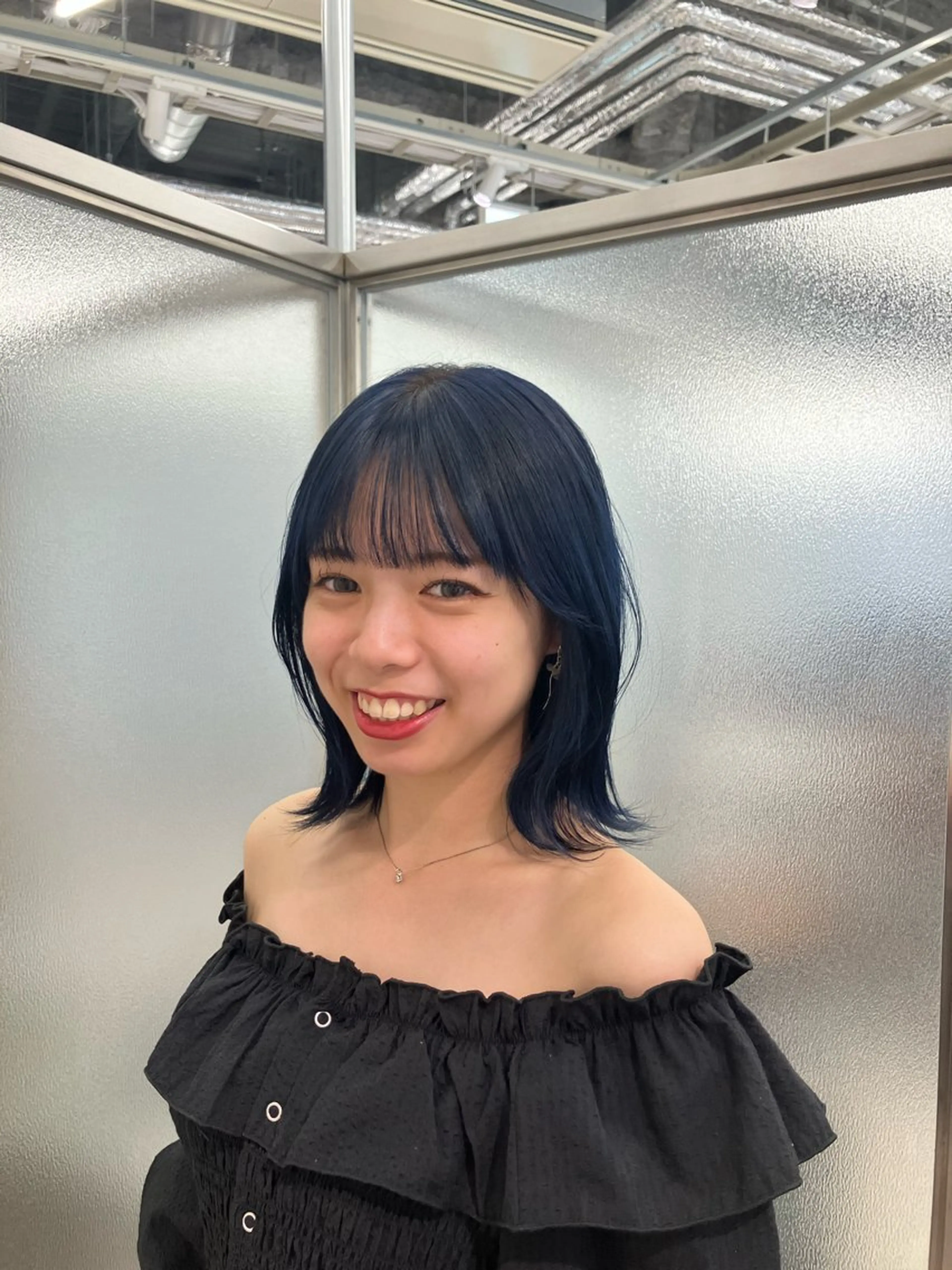 ミディアム ヘアカラー トリートメント GOTODAY シェアサロン梅田NU茶屋町店所属・髪質改善、縮毛矯正 水素カラー/みほのヘアスタイル