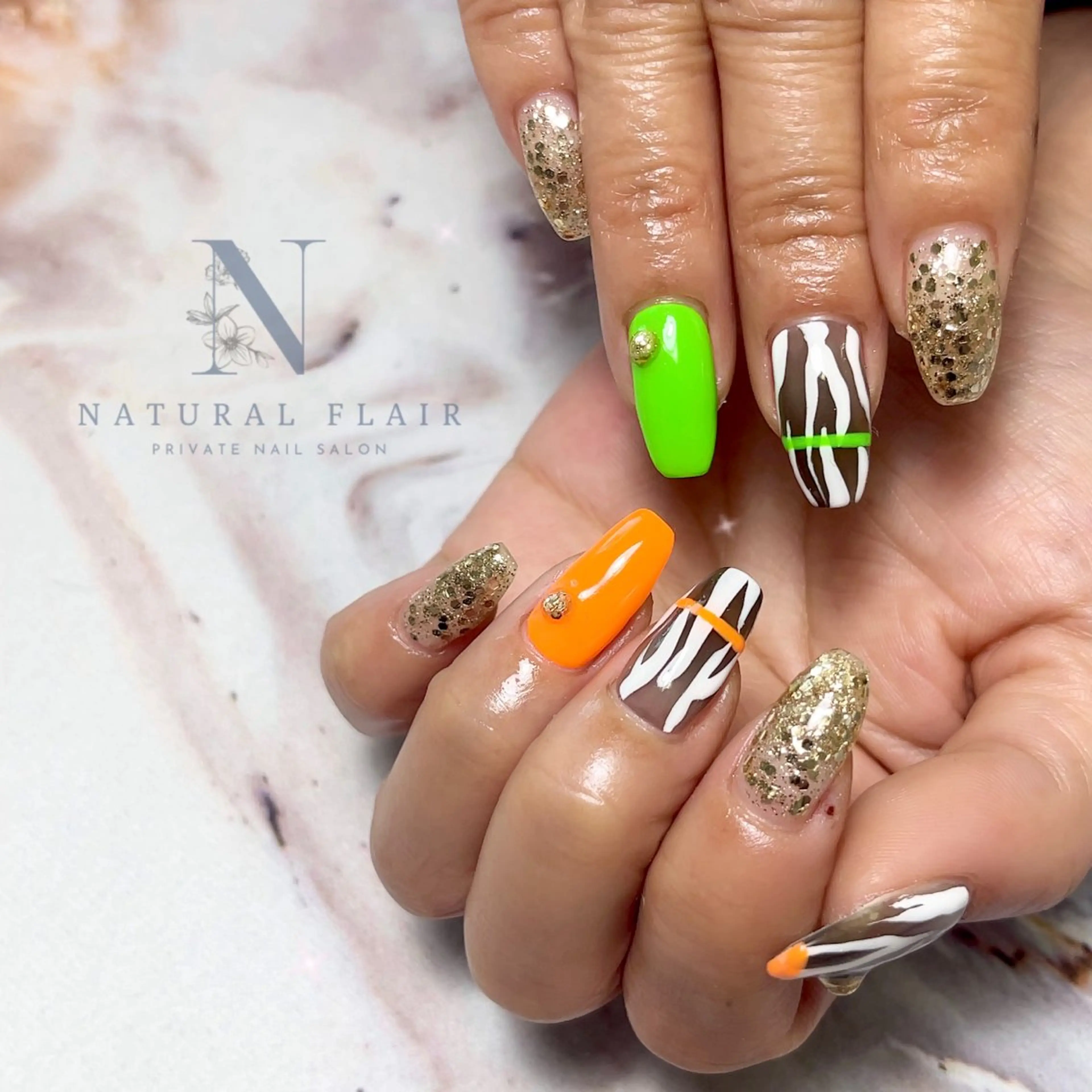 ネイル ハンドネイル natural flairのネイルデザイン