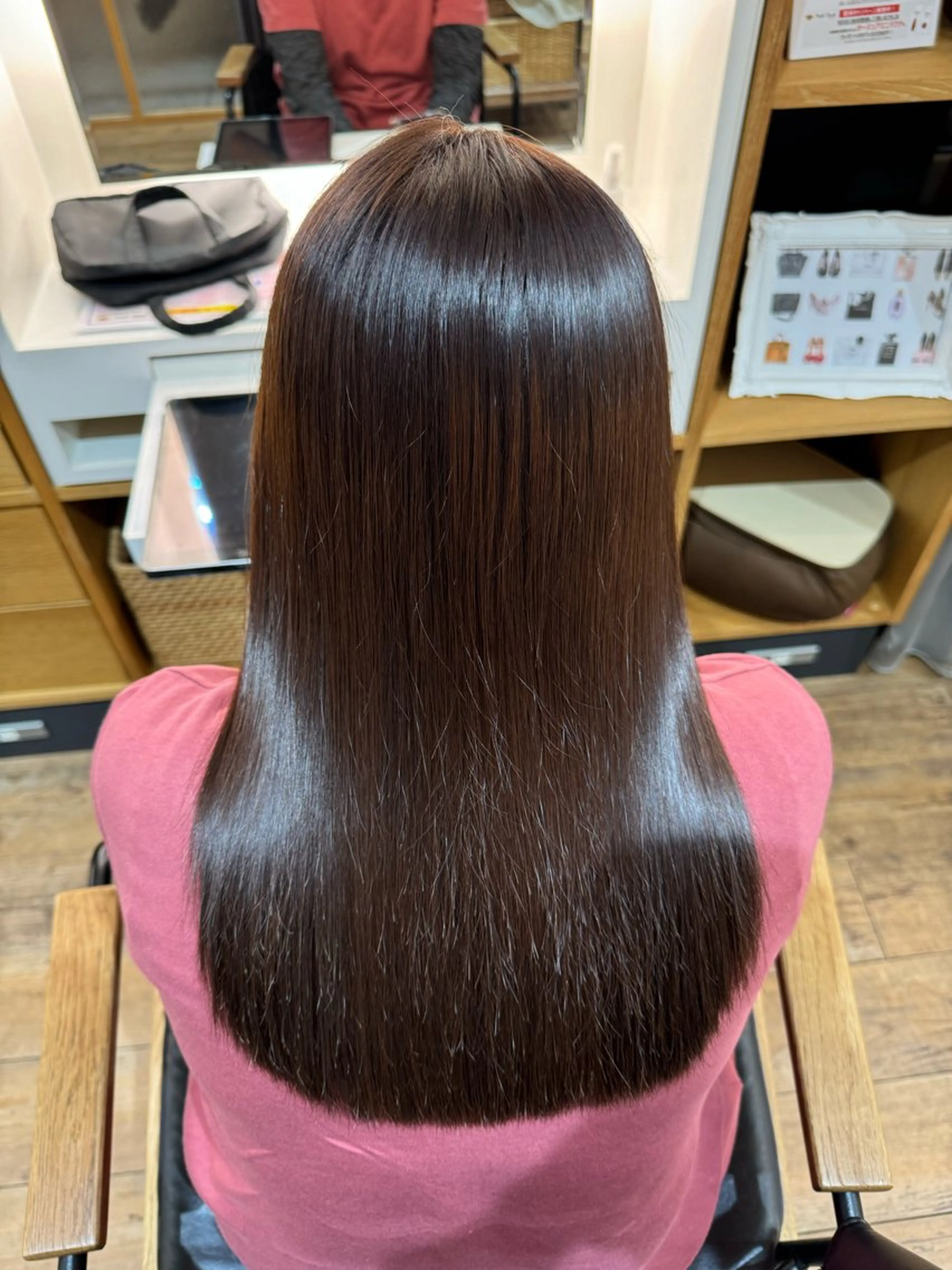 セミロング 南 怜奈のヘアスタイル