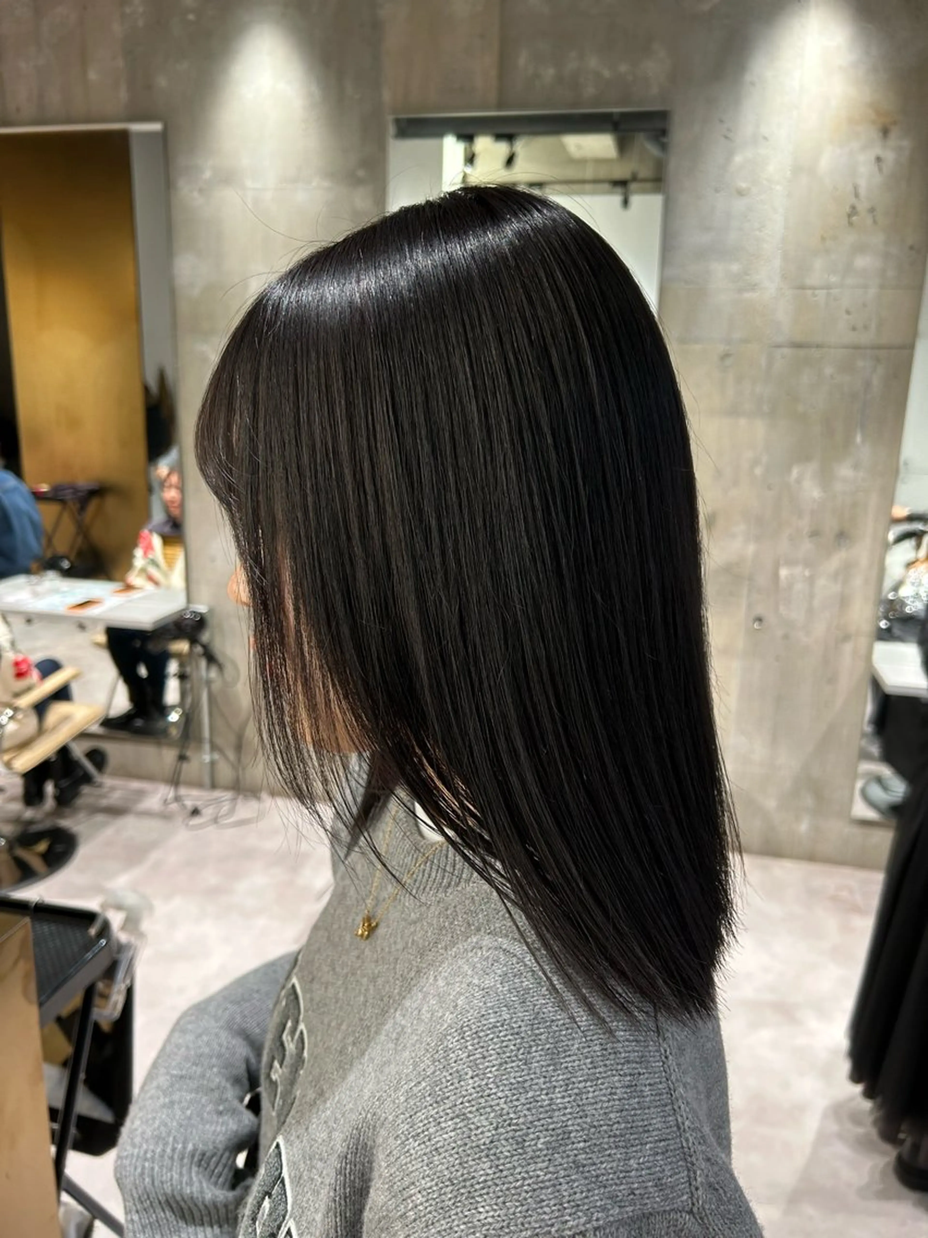 カラー アッシュ アッシュブラック 黒髪 透明感カラー ハイトーンカラー 無料ショートモデル 募集✔️SEIYAのヘアスタイル