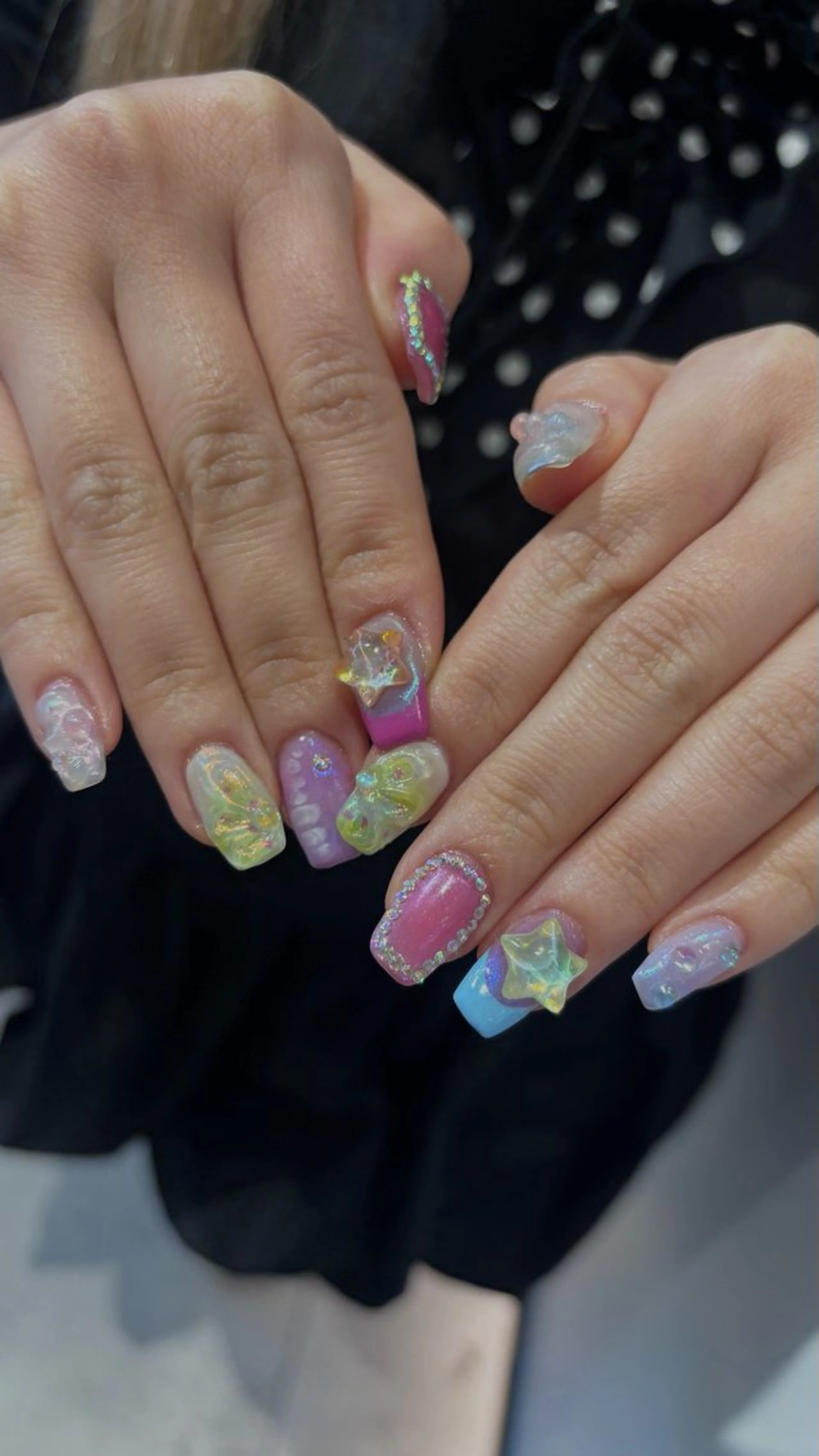 ネイル ハンドネイル ハイトーン/レイヤー nail 百咲💌のヘアスタイル
