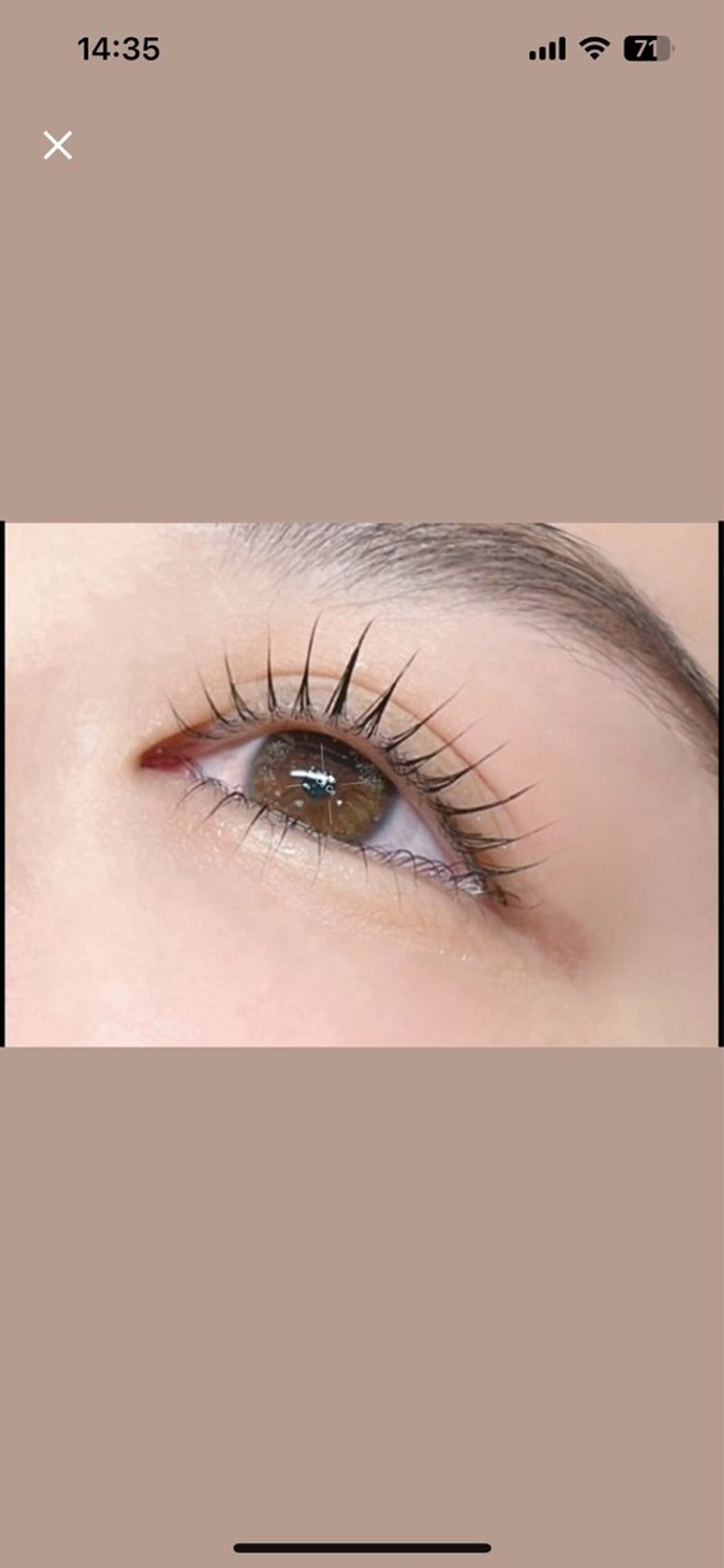 【上下】潤いラッシュリフト美容液付¥4800の写真