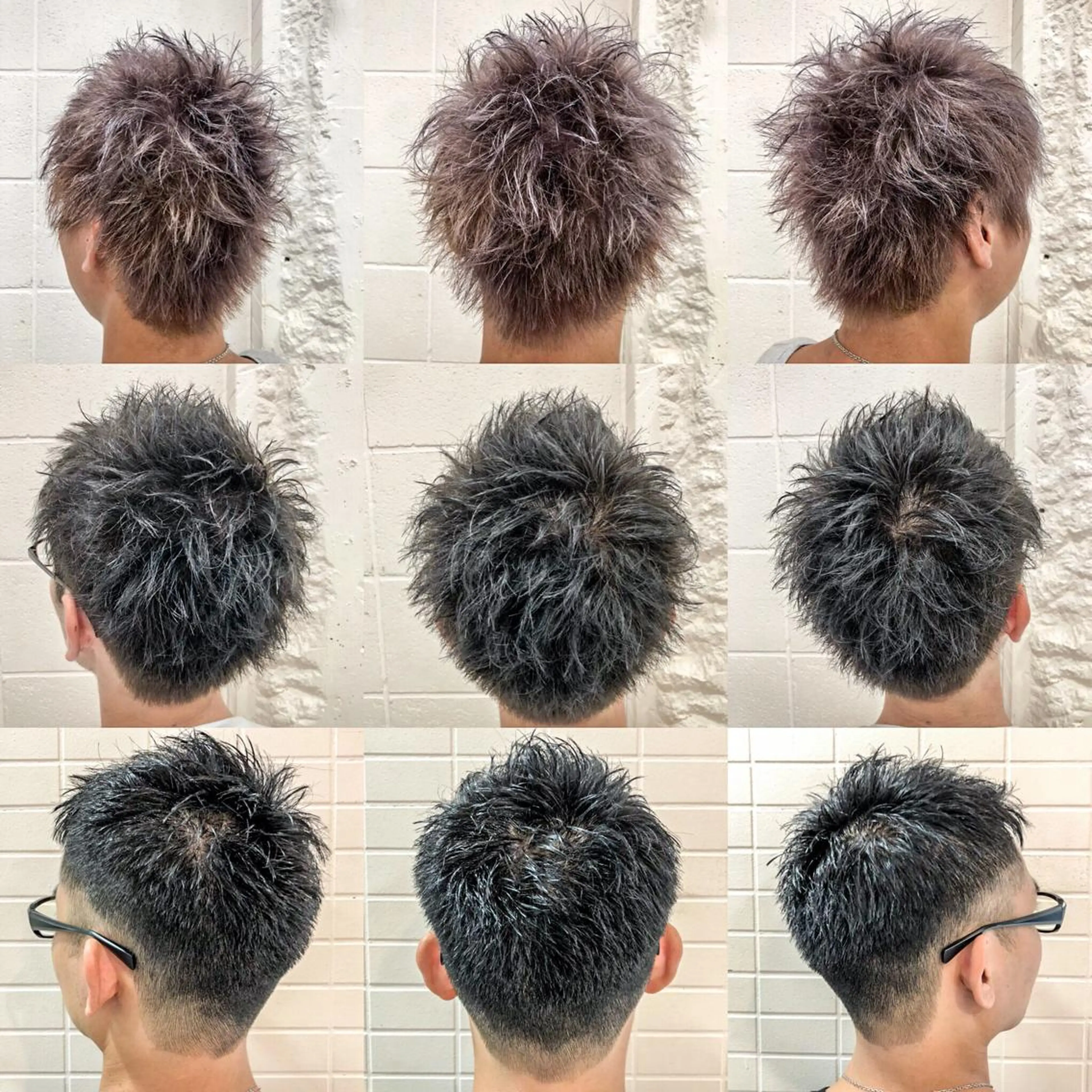 ショート カラー パーマ メンズ ⭐️口コミ5.0⭐️ 当日予約可能👌🏼のヘアスタイル