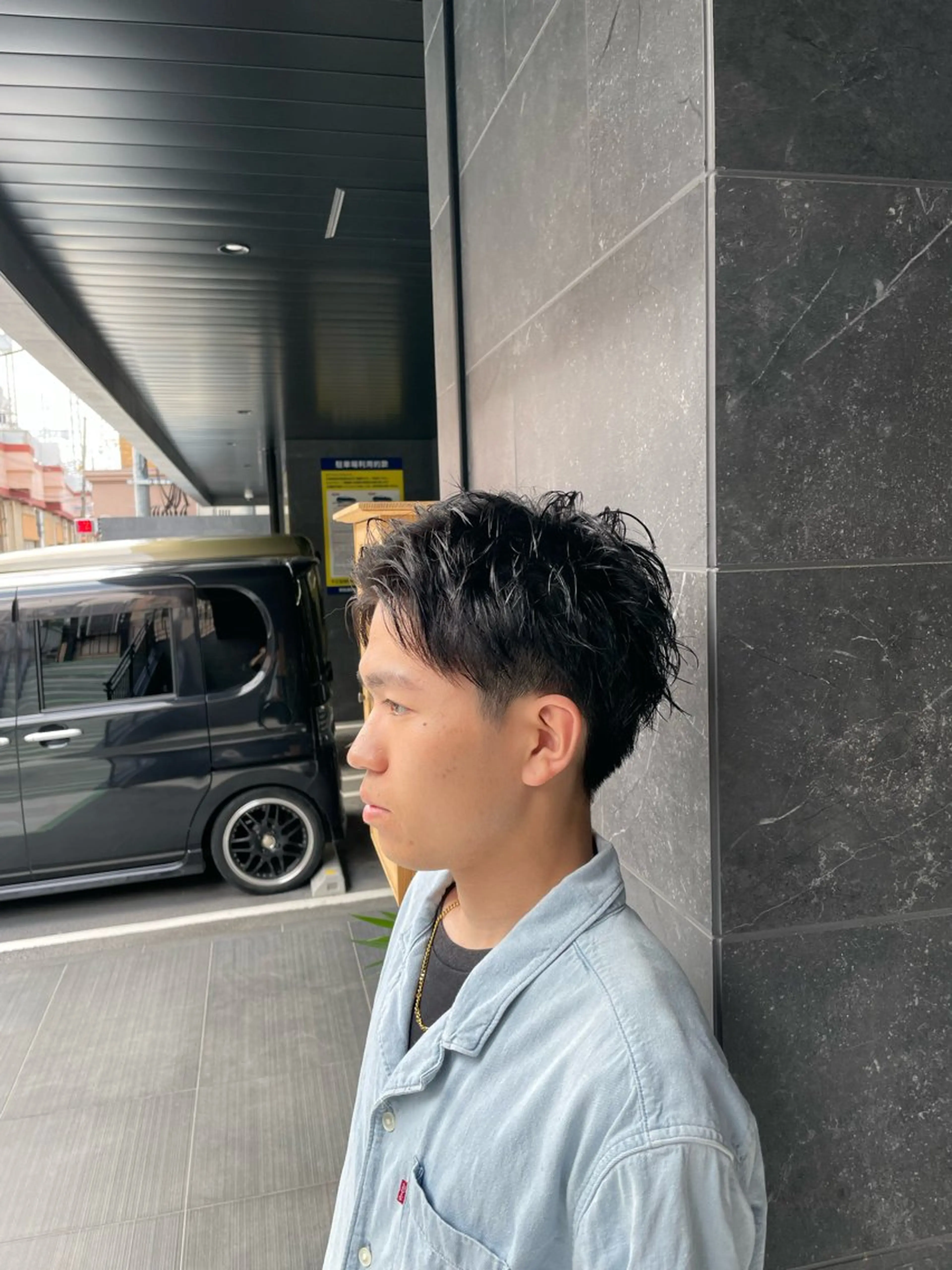 メンズ 遠藤 健登のヘアスタイル