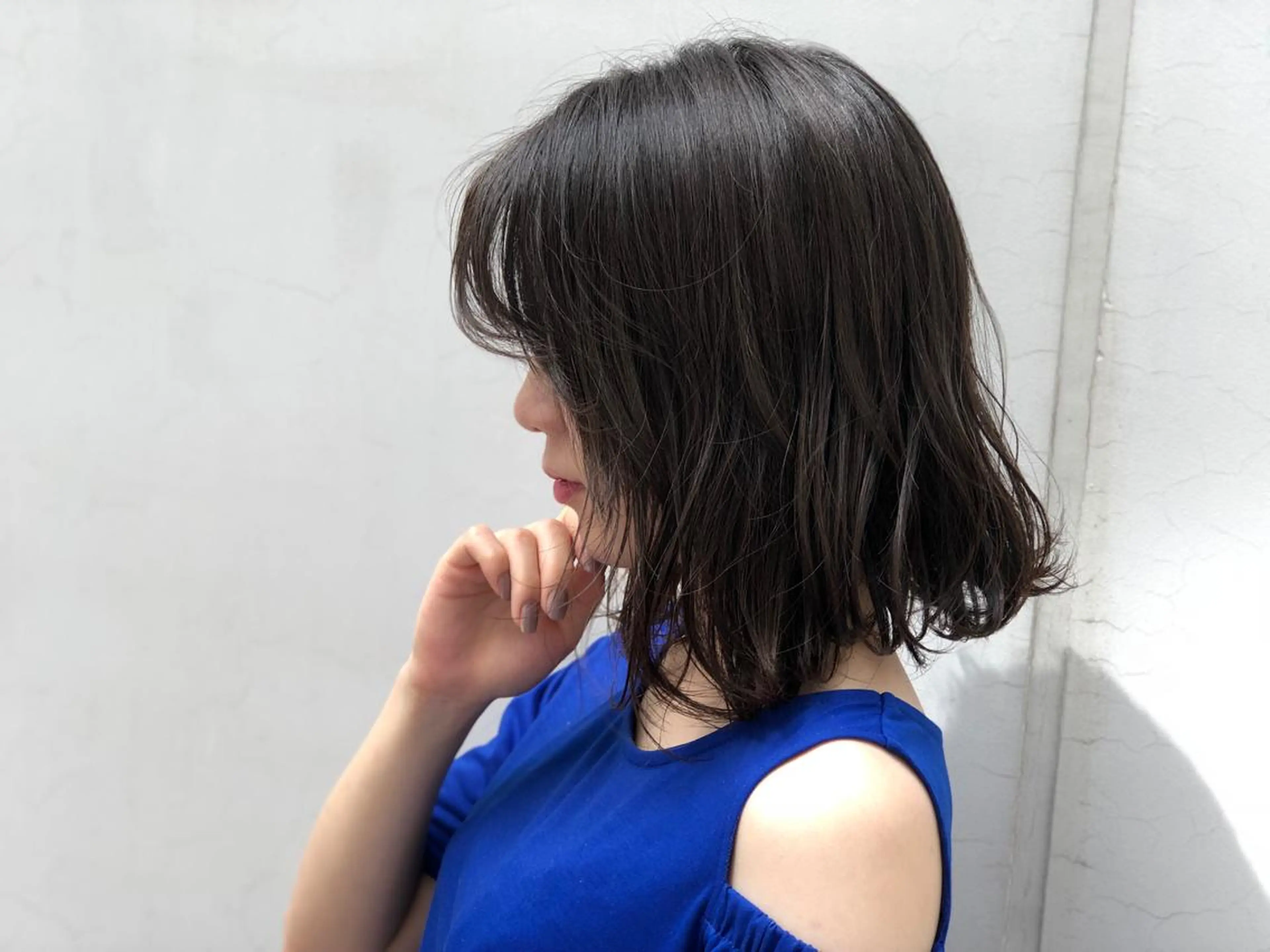 ミディアム ボブ カット Clay所属・及川 祐輔のヘアスタイル