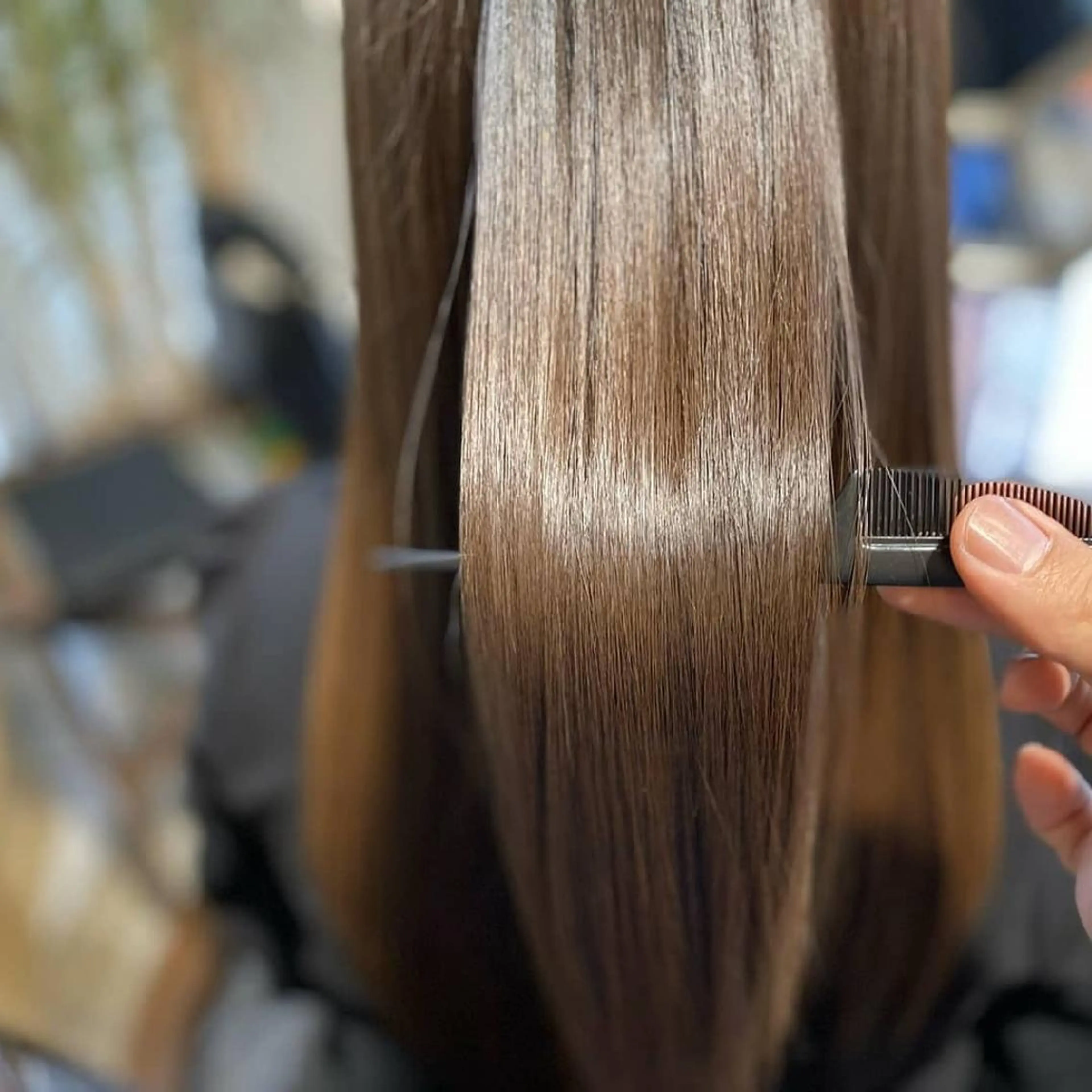 ロング カラー 髪質改善 トリートメント ヘアカラー EMANON 心斎橋所属・デザインカラー /aiのヘアスタイル