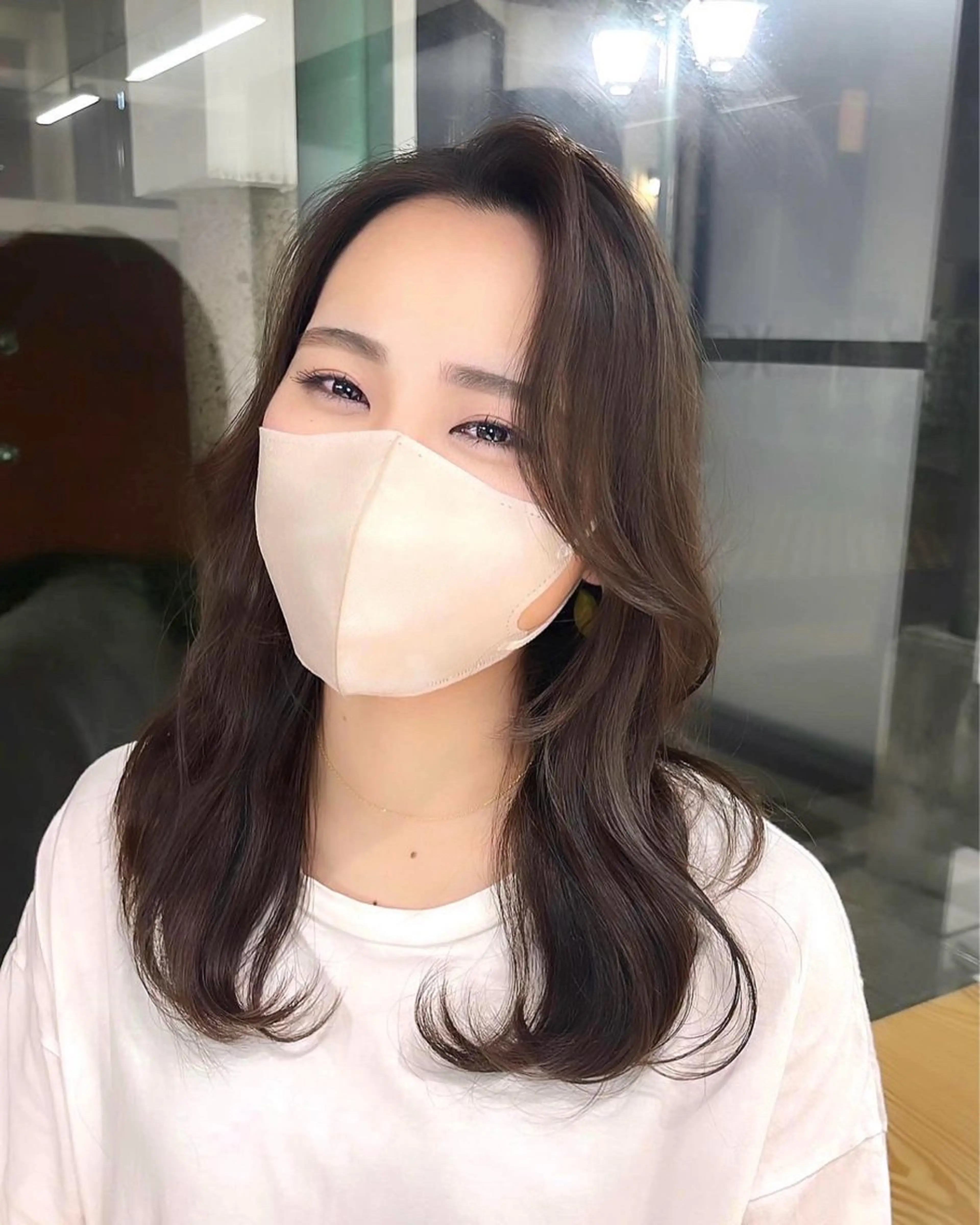 ロング カラー ヘアアレンジ カット ヘアカラー トリートメント ヘアセット DX SHARE SALON 原宿店所属・レイヤーカット/ 田中 しょうのヘアスタイル