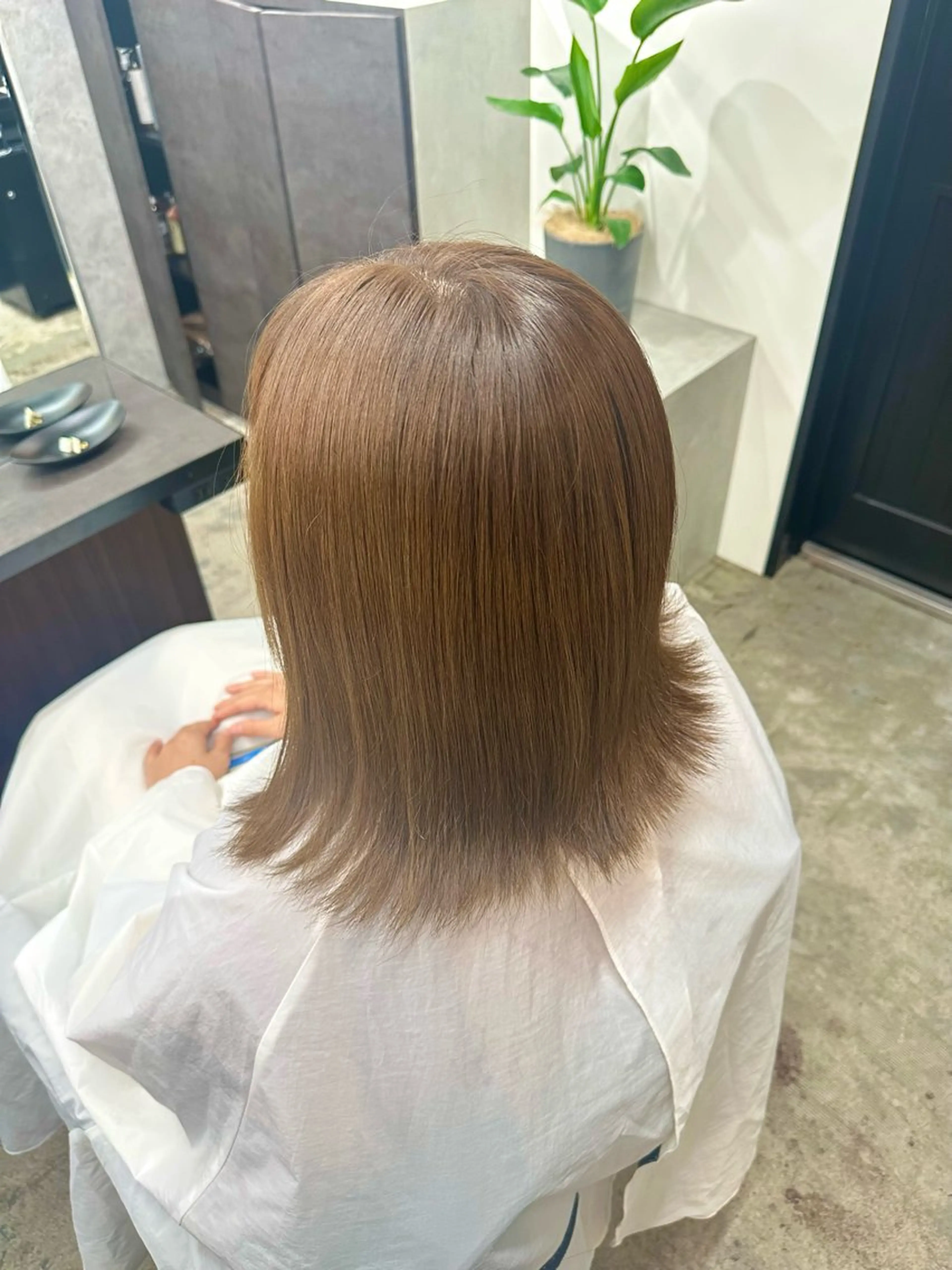 カラー ベージュカラー オレンジ 透明感カラーWカラー ユウゴのヘアスタイル