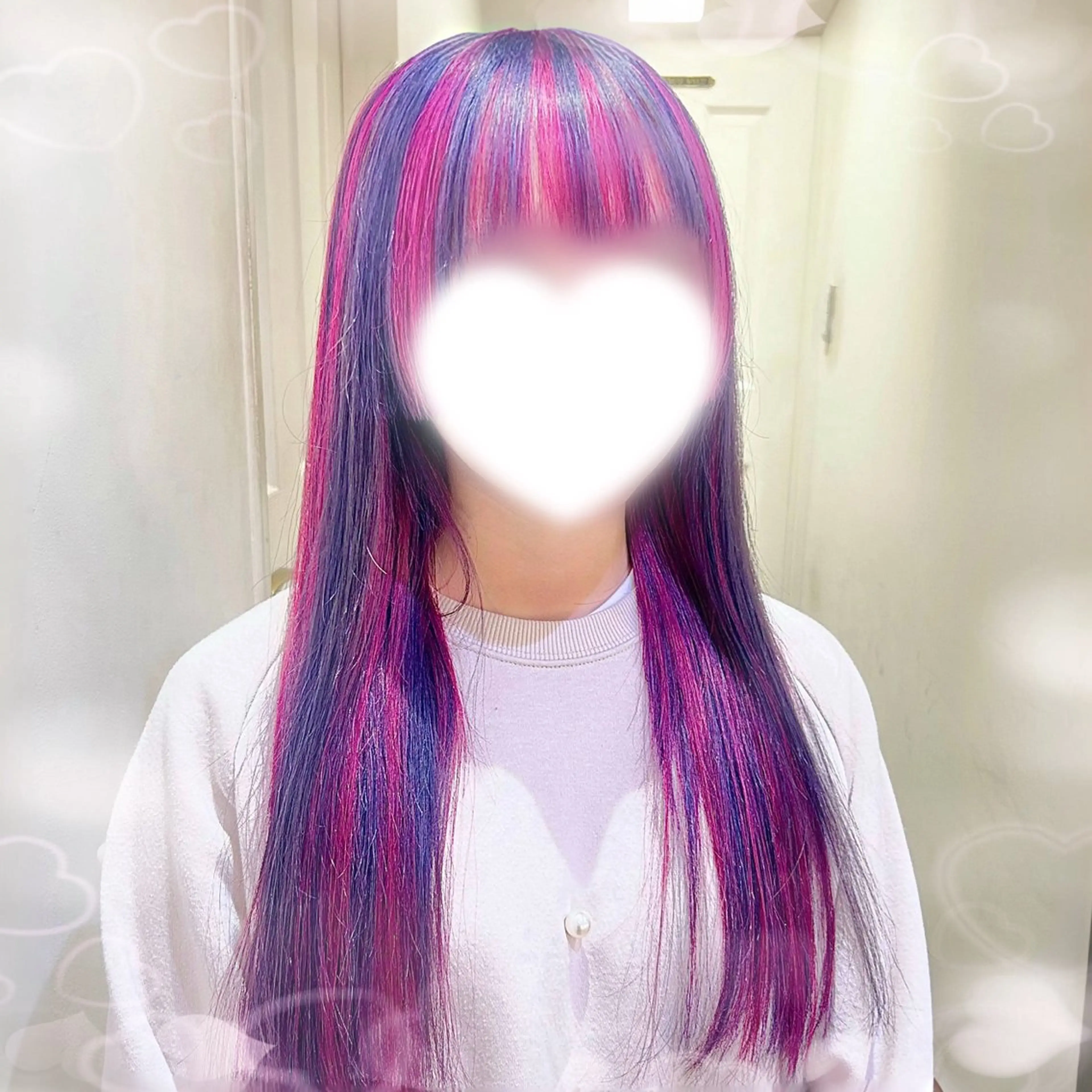 カラー ヘアカラー 🎼2次元カラー ヘアメ たまみ🎀のヘアスタイル