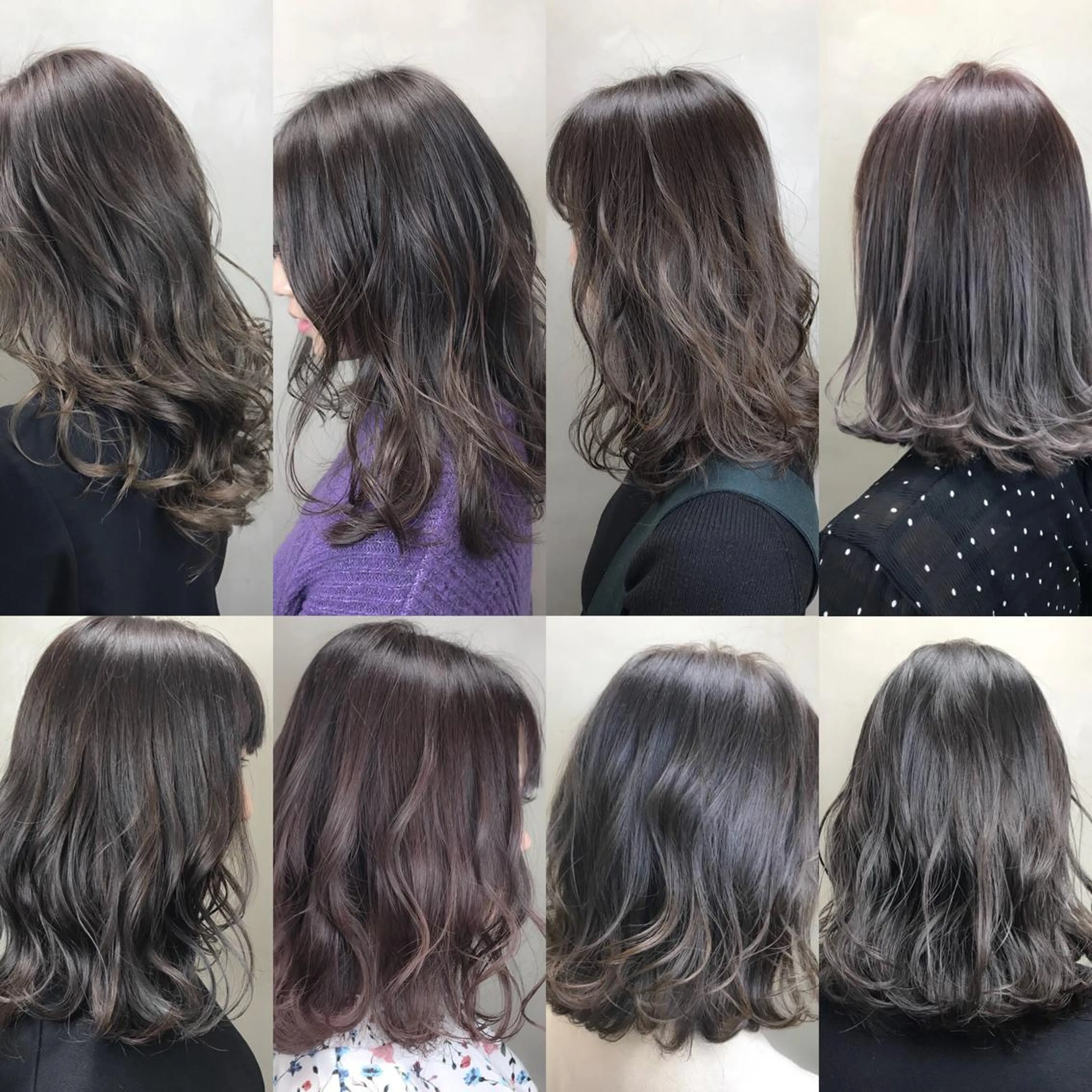 ミディアム カラー バレイヤージュ レイヤーカット eclair.髪質改善&トリートメント所属・【艶髪、透明感】西村 有司のヘアスタイル