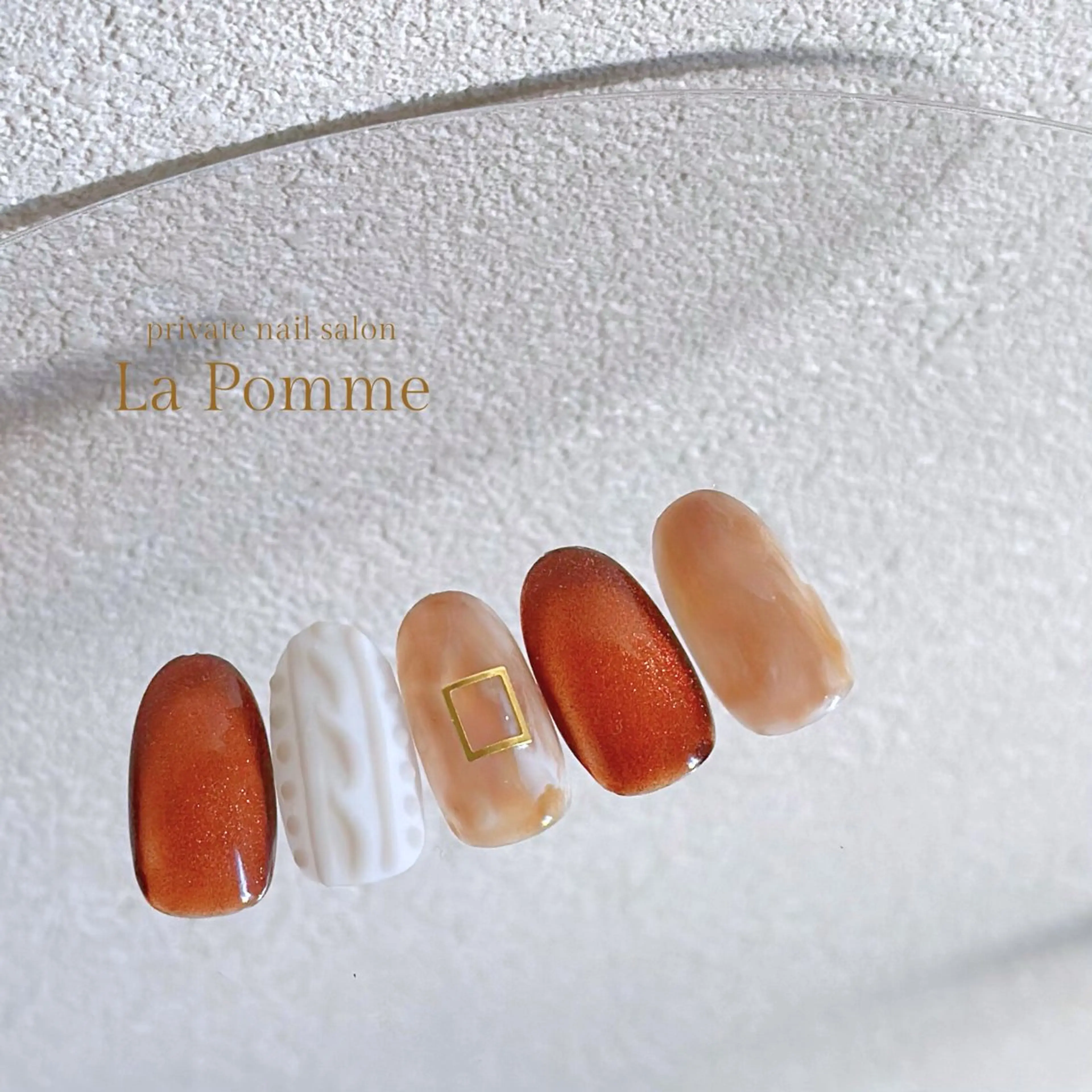 ネイル ハンドネイル nail salon La Pommeのネイルデザイン