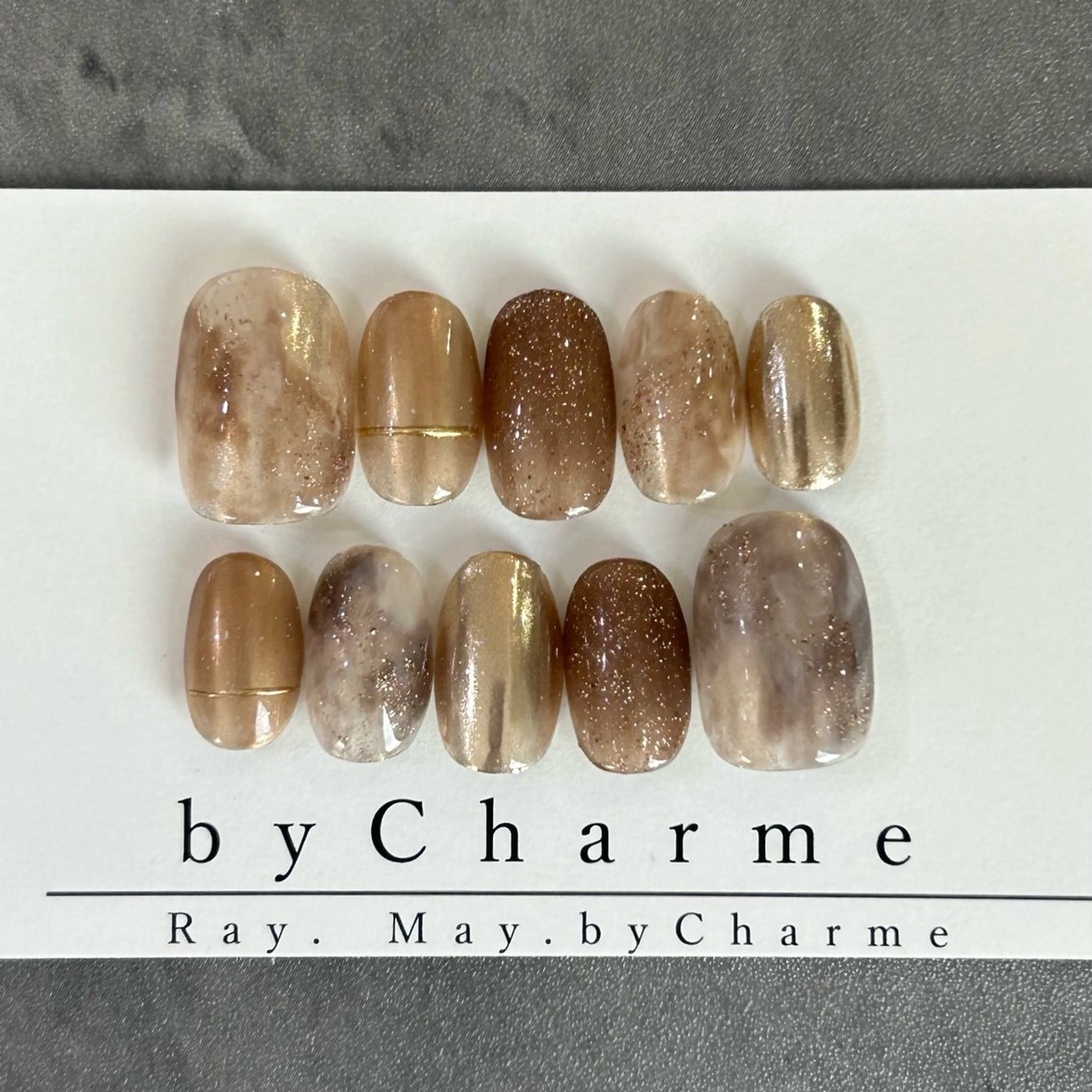 ネイル ネイルチップ Ray. byCharmeのネイルデザイン