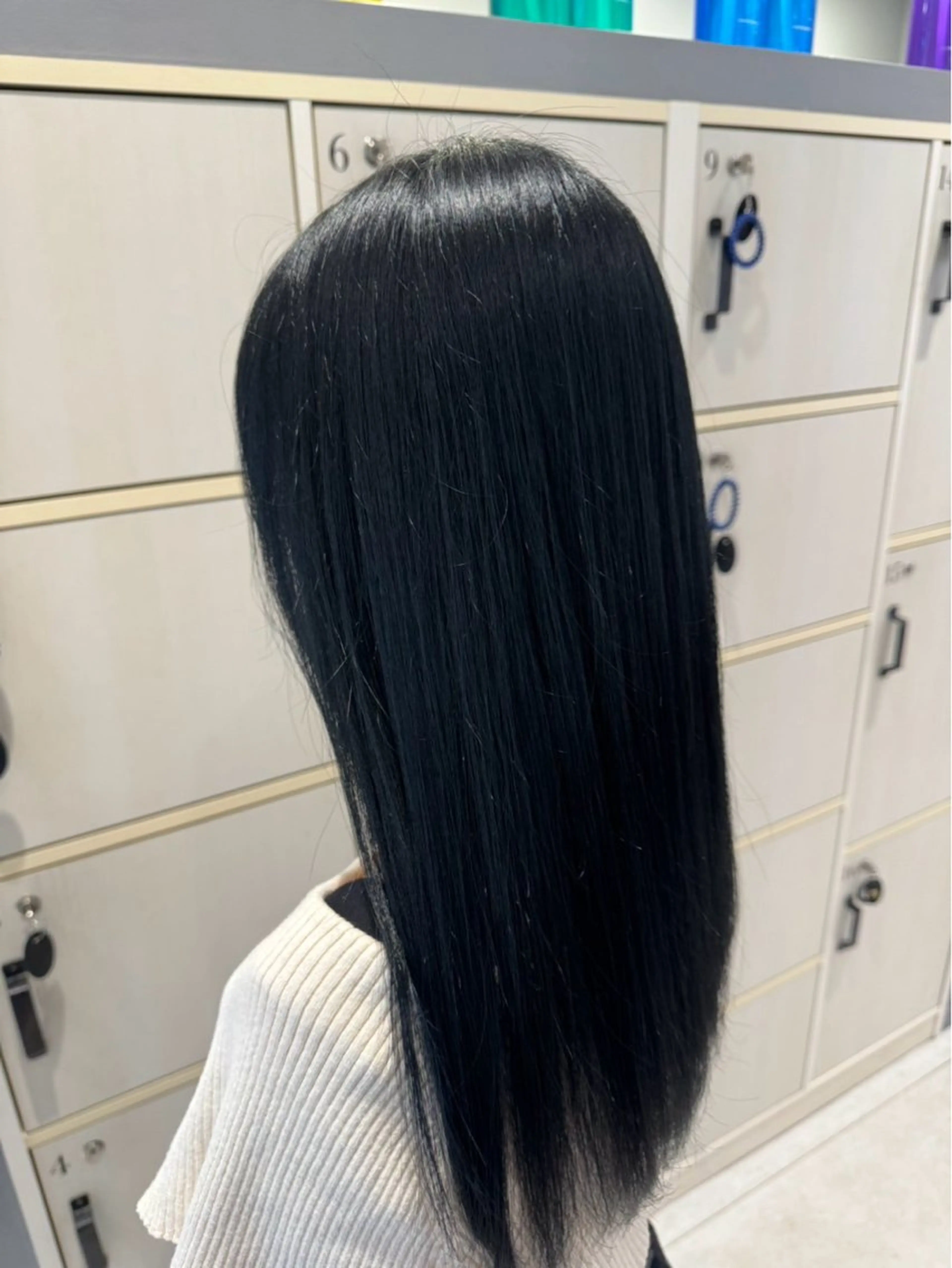 暗染めor黒染め🖤の写真