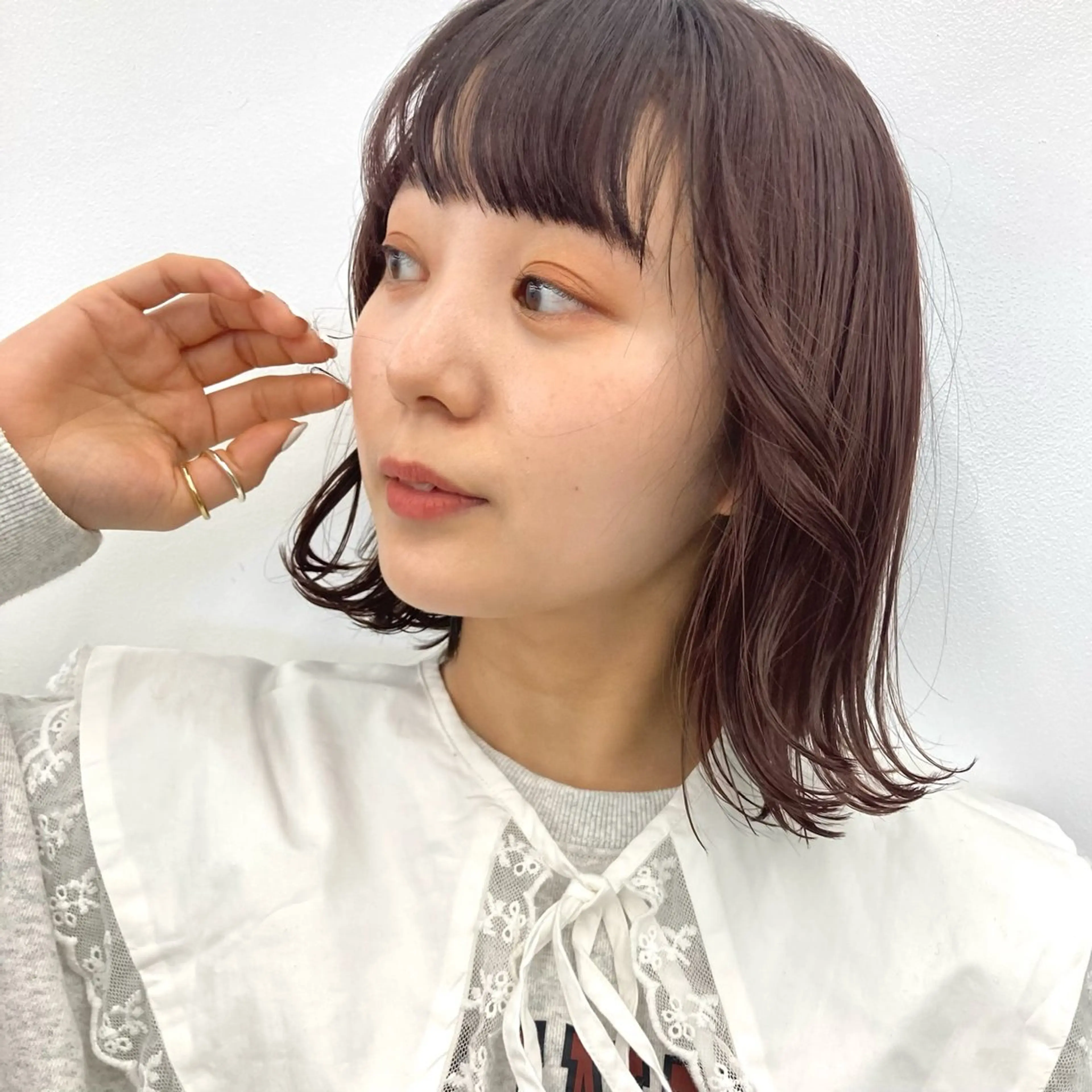 ショート カラー 暖色/艶髪/ボブ/ ショート/Ayaのヘアスタイル