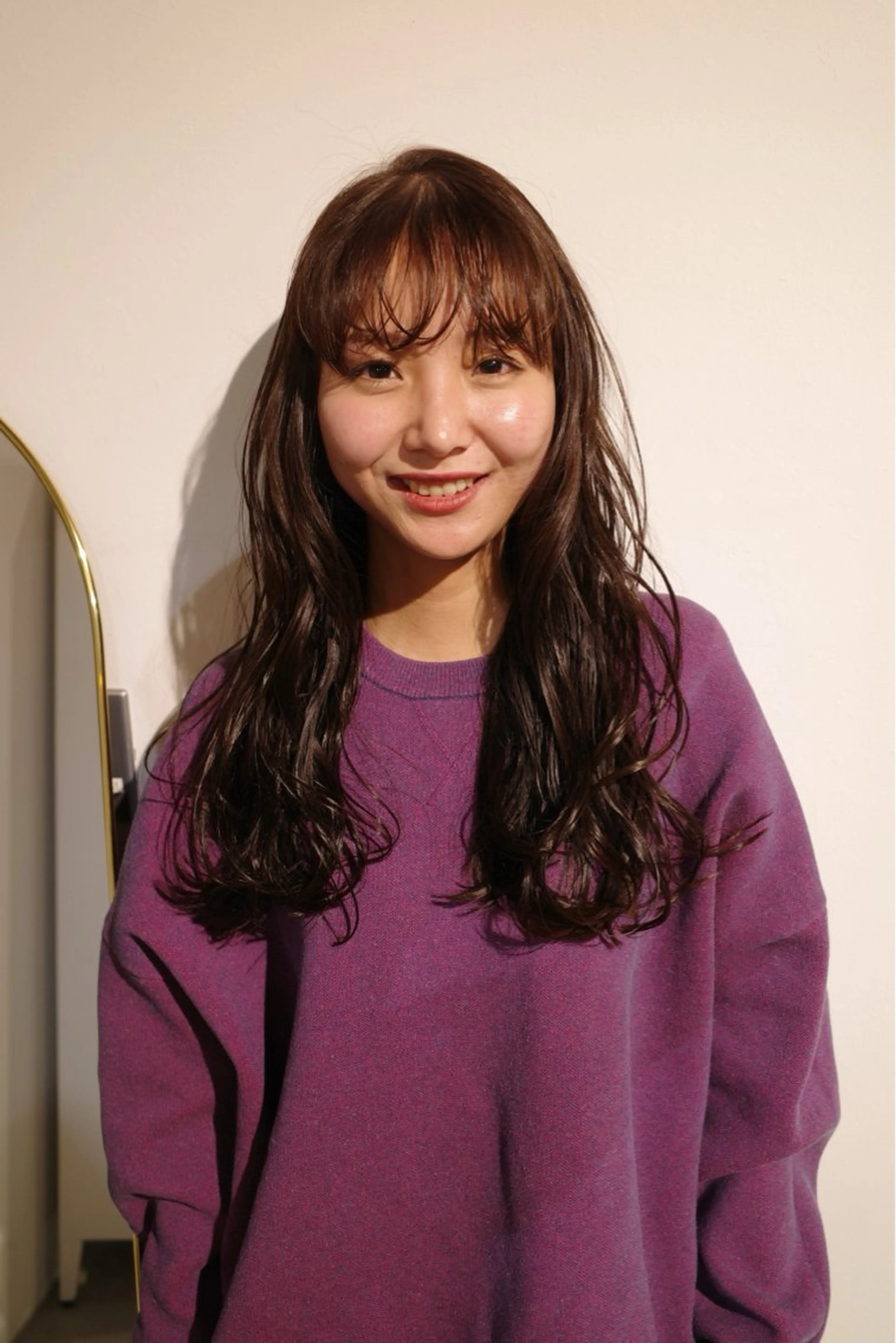 ロング カラー 永縄 結花のヘアスタイル