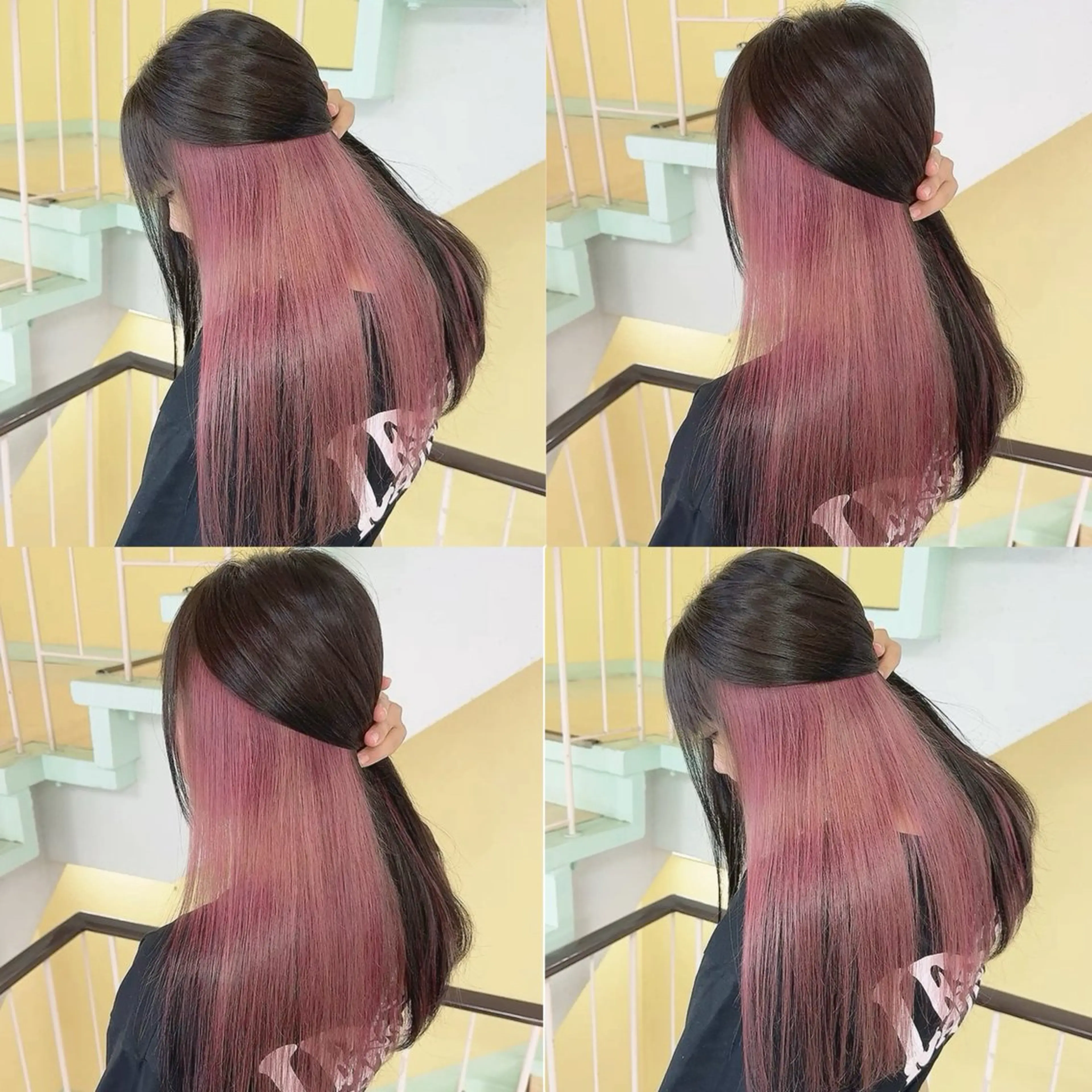 カラー ヘアカラー トリートメント 渋谷:インナーカラー ／🍒エリカ🍒のヘアスタイル